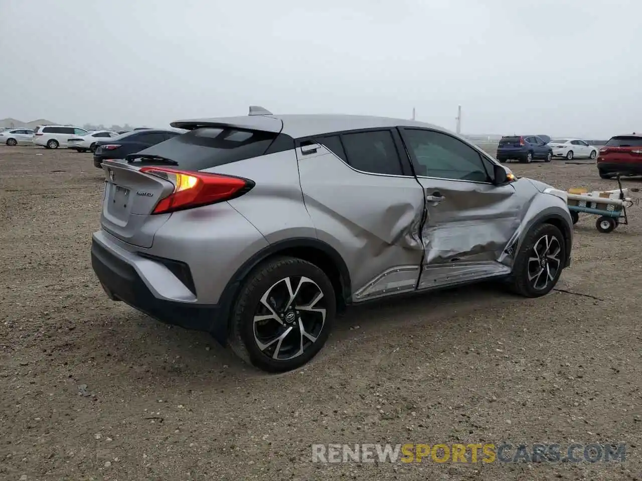 3 Фотография поврежденного автомобиля JTNKHMBX1K1046402 TOYOTA C-HR 2019