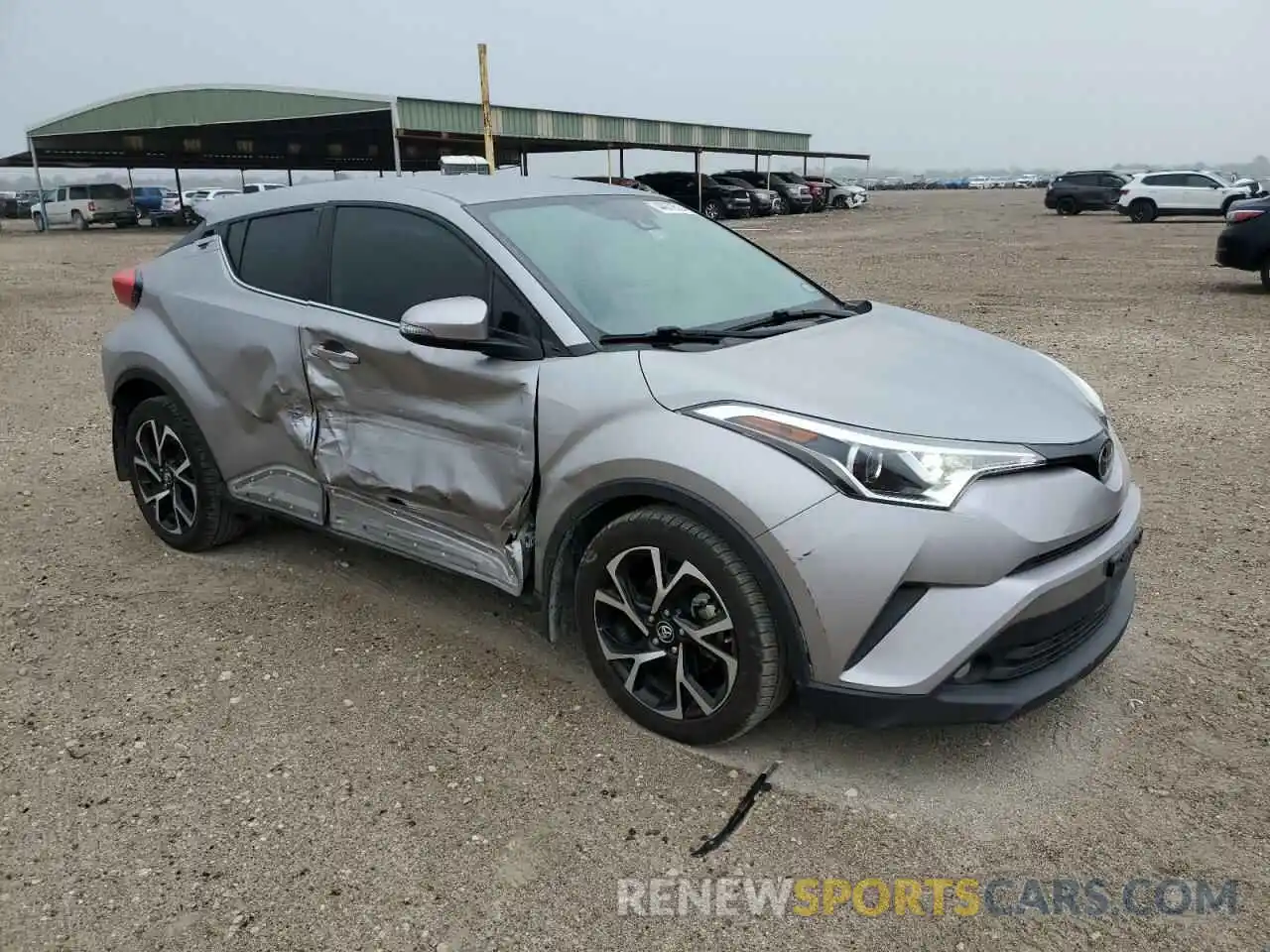 4 Фотография поврежденного автомобиля JTNKHMBX1K1046402 TOYOTA C-HR 2019