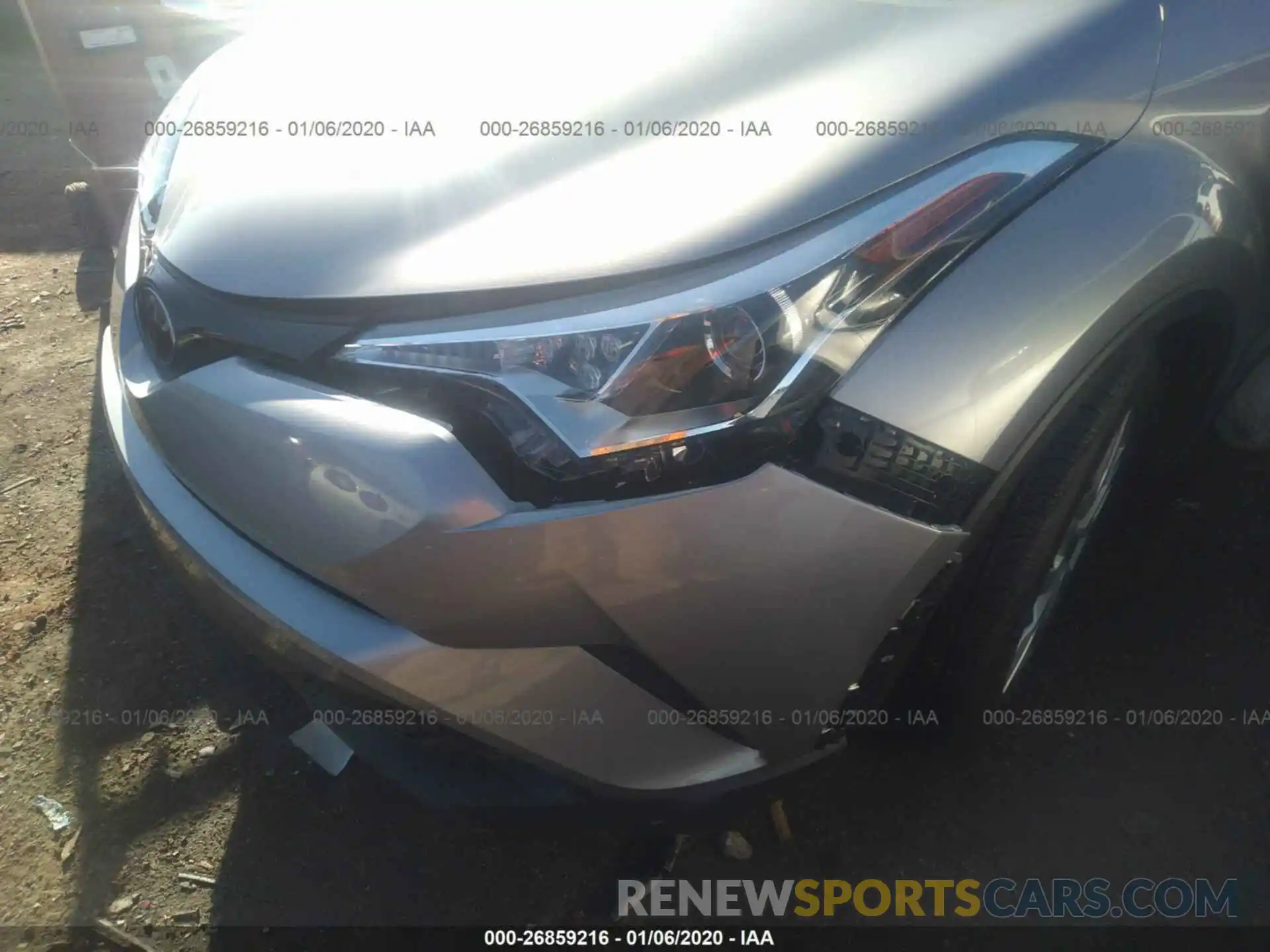 6 Photograph of a damaged car JTNKHMBX1K1046710 TOYOTA C-HR 2019
