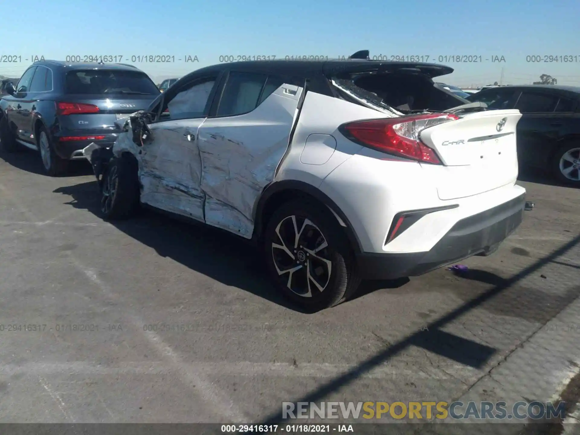 3 Photograph of a damaged car JTNKHMBX1K1046982 TOYOTA C-HR 2019