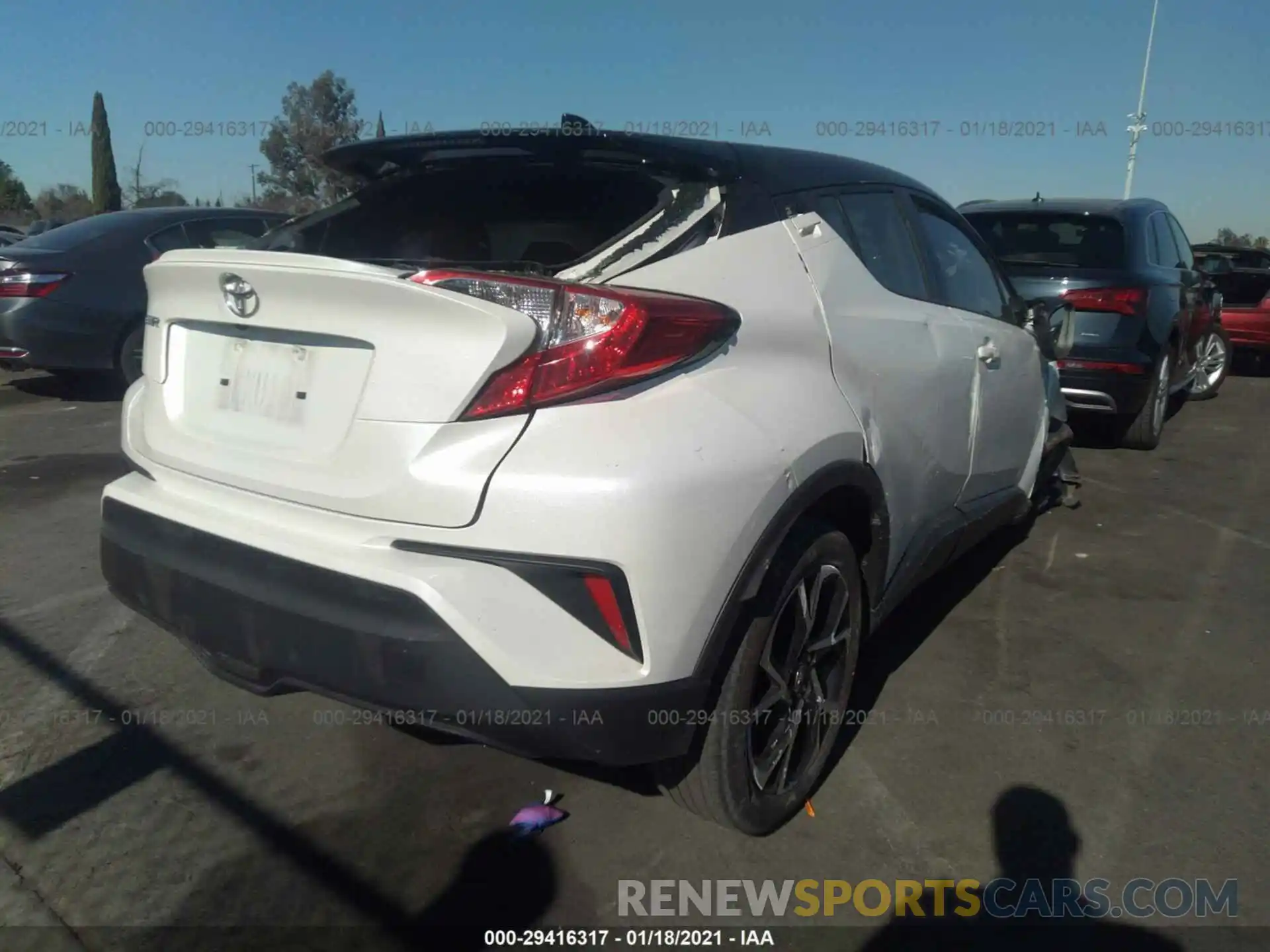 4 Photograph of a damaged car JTNKHMBX1K1046982 TOYOTA C-HR 2019