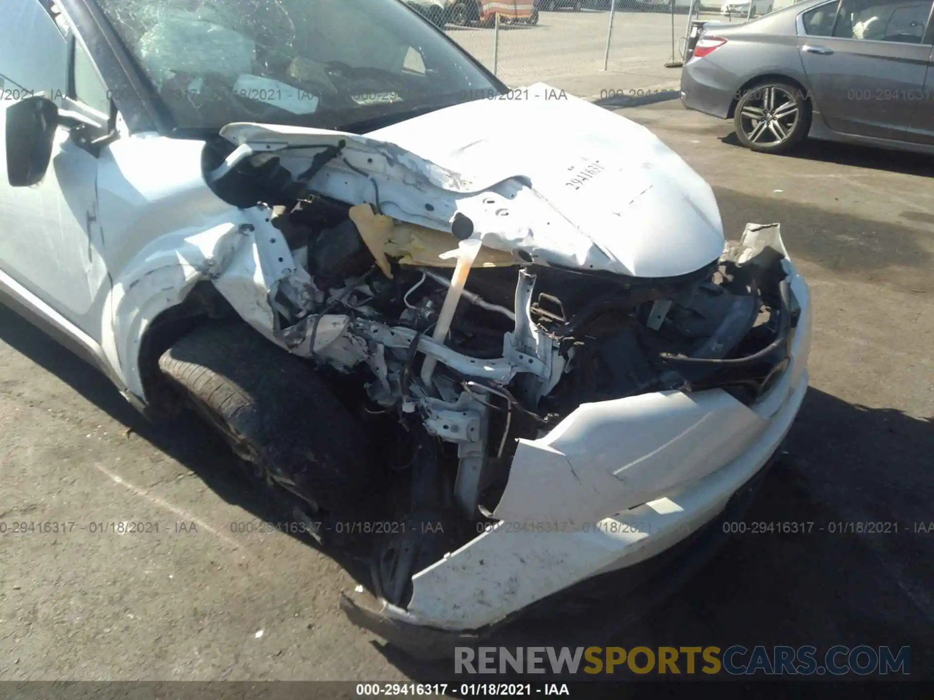 6 Photograph of a damaged car JTNKHMBX1K1046982 TOYOTA C-HR 2019