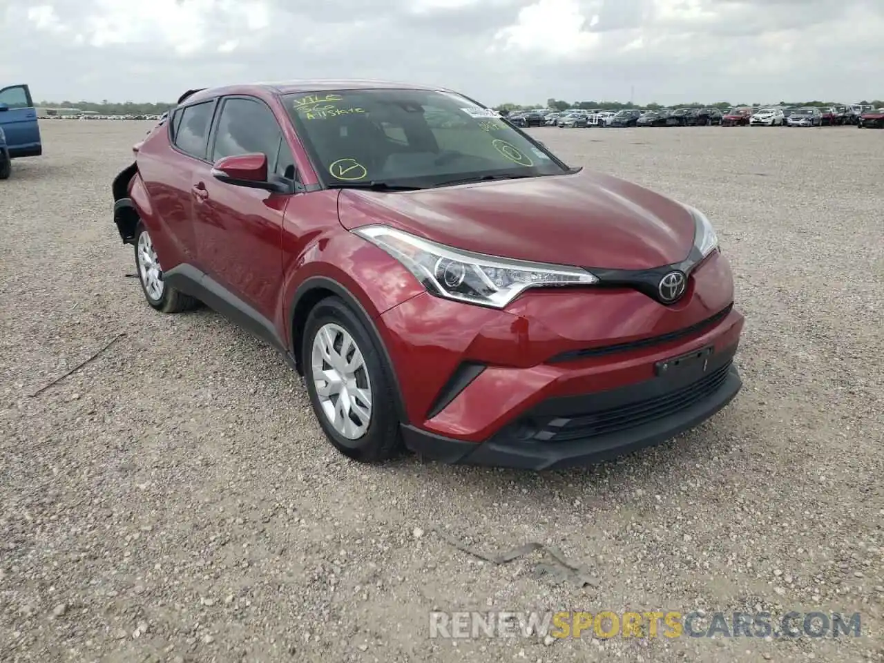 1 Photograph of a damaged car JTNKHMBX1K1047128 TOYOTA C-HR 2019