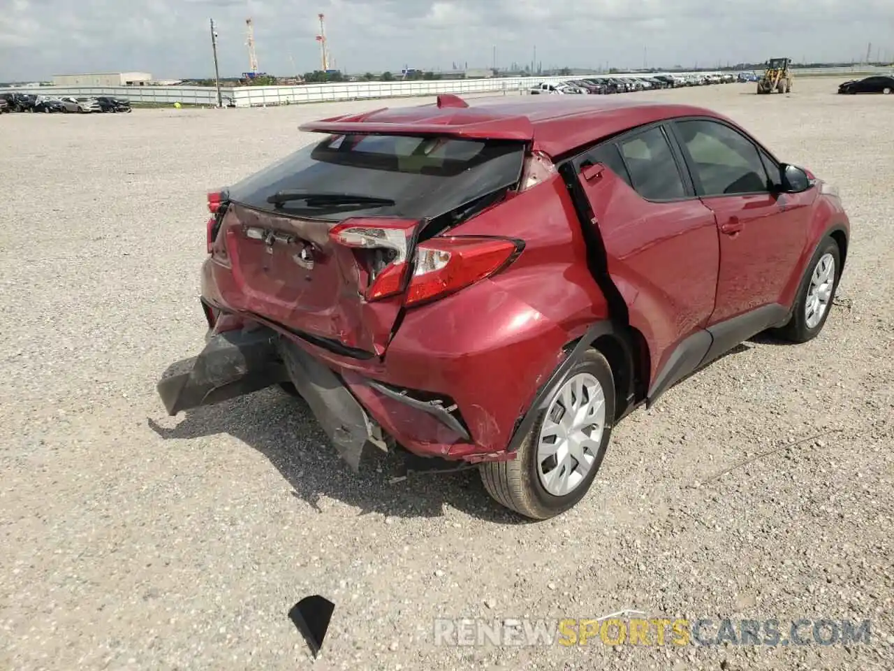 4 Photograph of a damaged car JTNKHMBX1K1047128 TOYOTA C-HR 2019