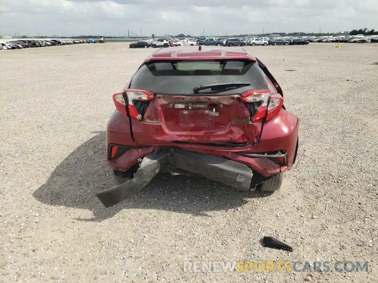 9 Photograph of a damaged car JTNKHMBX1K1047128 TOYOTA C-HR 2019