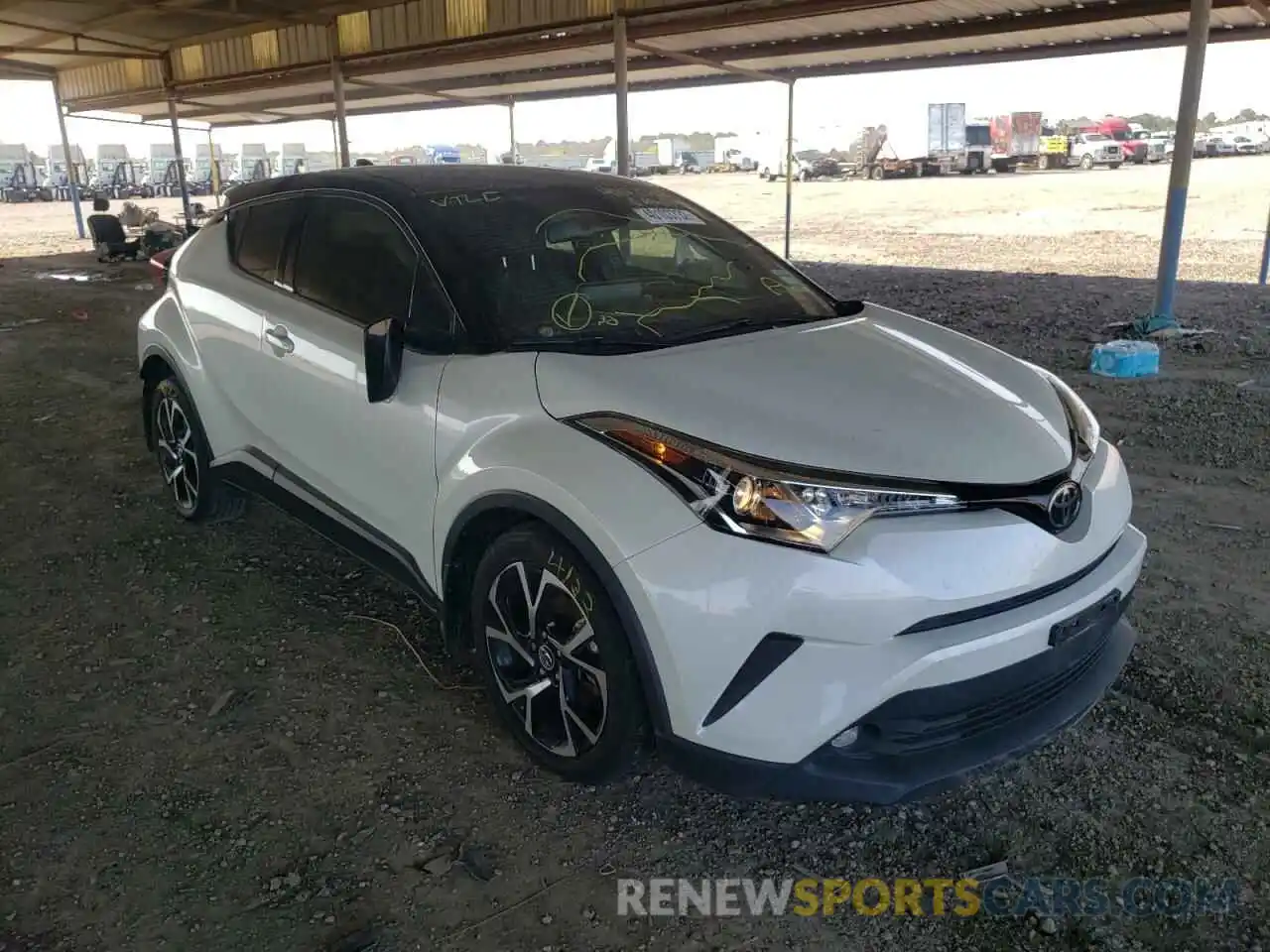 1 Photograph of a damaged car JTNKHMBX1K1048103 TOYOTA C-HR 2019