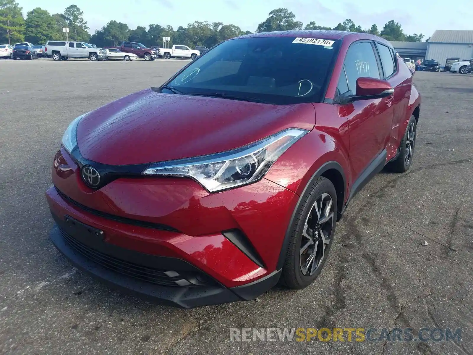 2 Photograph of a damaged car JTNKHMBX1K1048814 TOYOTA C-HR 2019