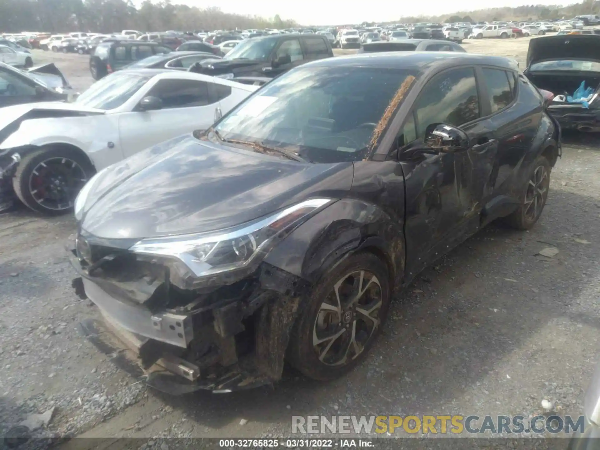 2 Photograph of a damaged car JTNKHMBX1K1049025 TOYOTA C-HR 2019