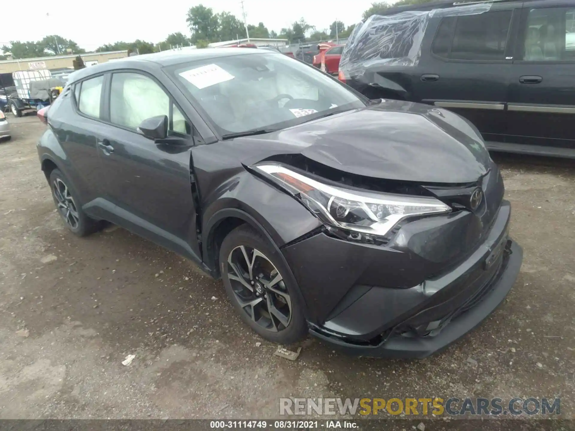 1 Photograph of a damaged car JTNKHMBX1K1049445 TOYOTA C-HR 2019