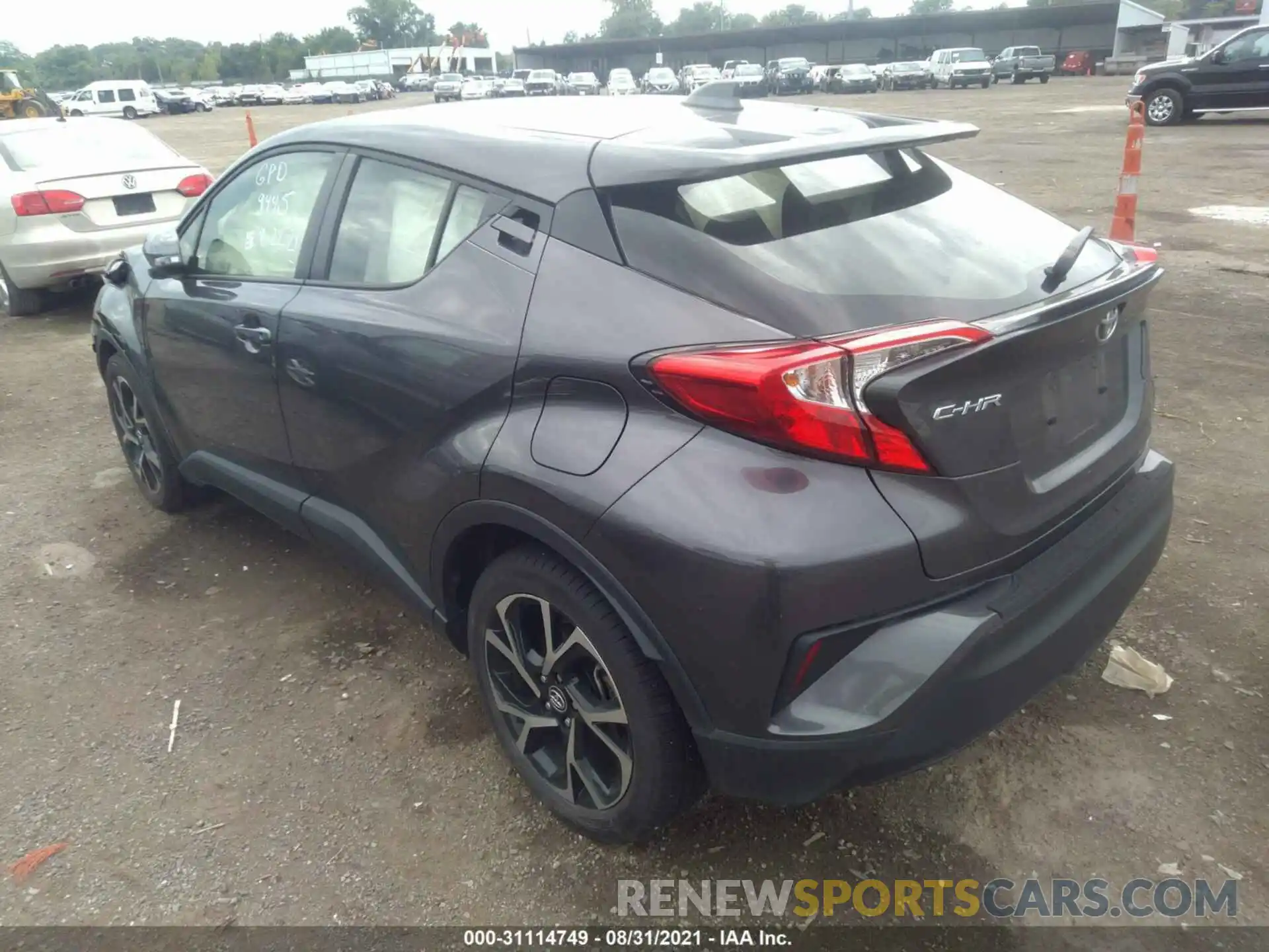 3 Photograph of a damaged car JTNKHMBX1K1049445 TOYOTA C-HR 2019