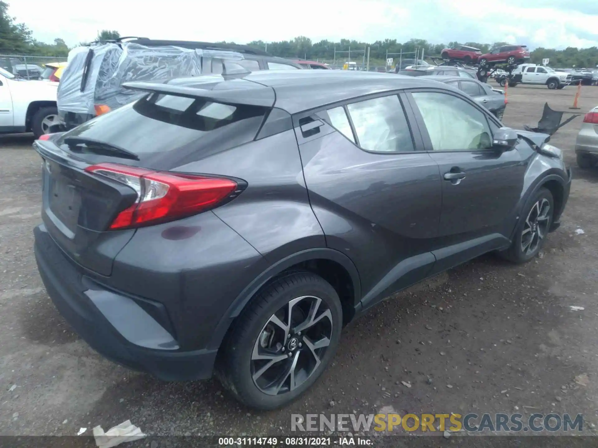 4 Photograph of a damaged car JTNKHMBX1K1049445 TOYOTA C-HR 2019