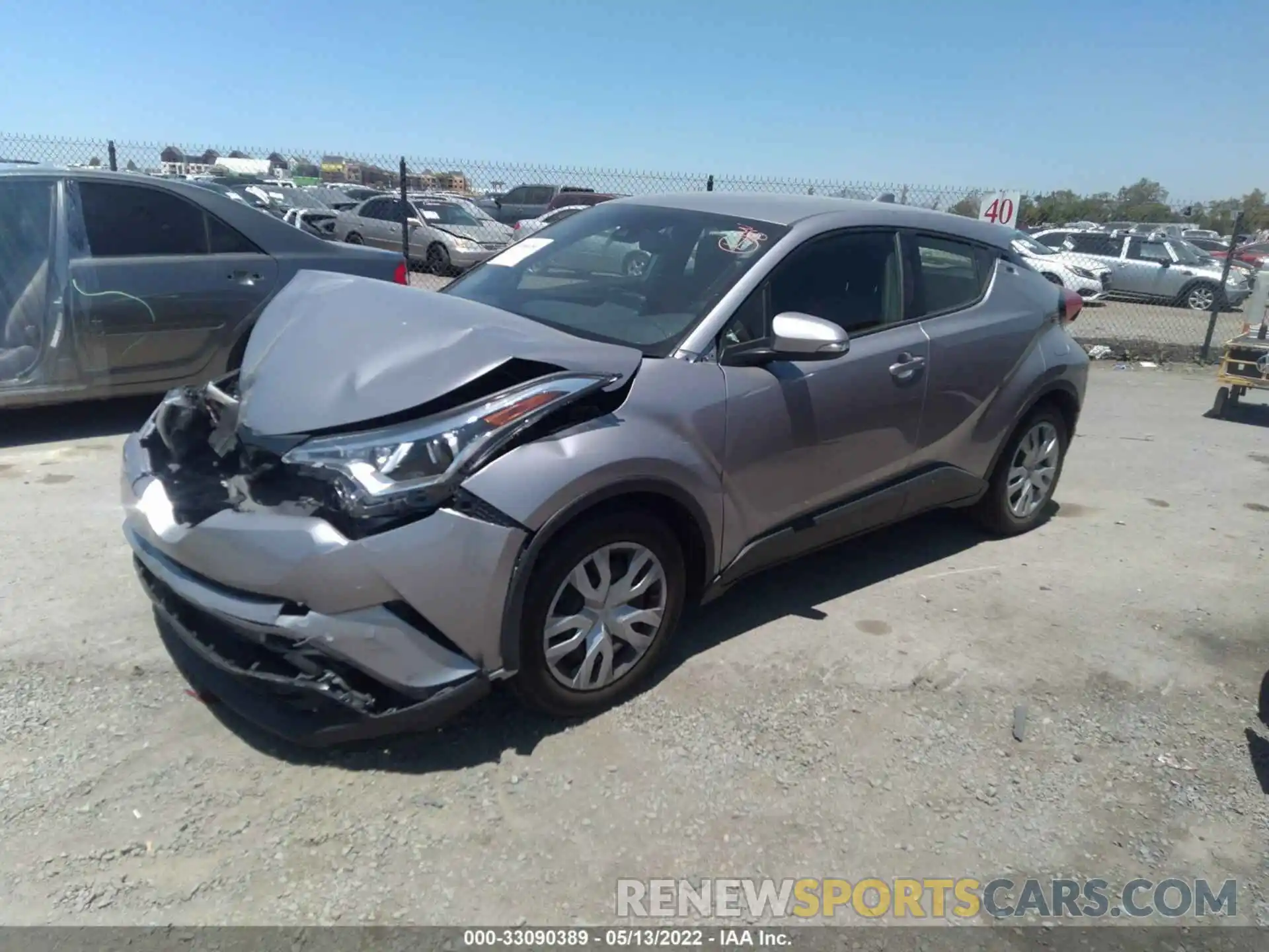 2 Photograph of a damaged car JTNKHMBX1K1049722 TOYOTA C-HR 2019