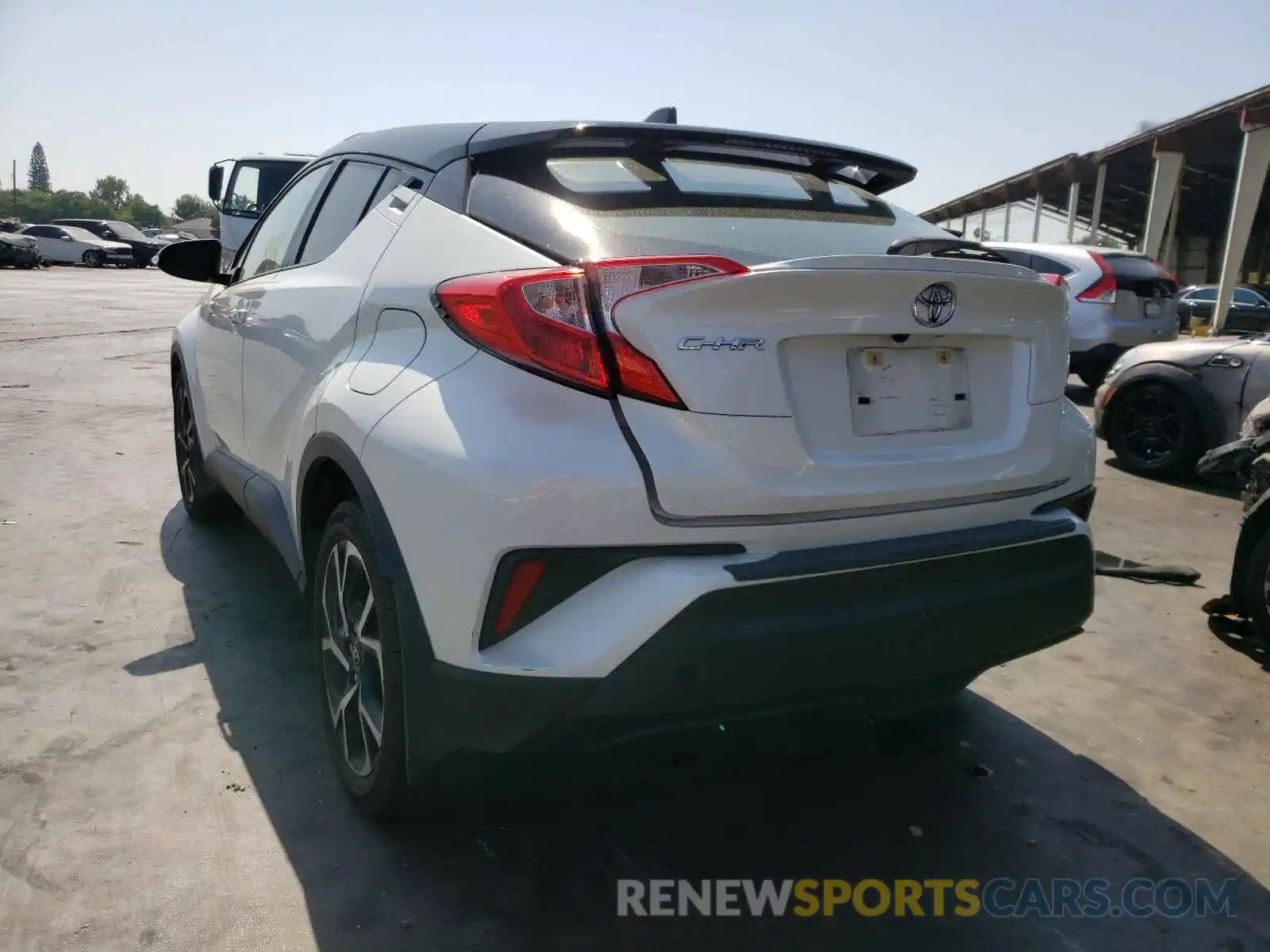 3 Photograph of a damaged car JTNKHMBX1K1049994 TOYOTA C-HR 2019