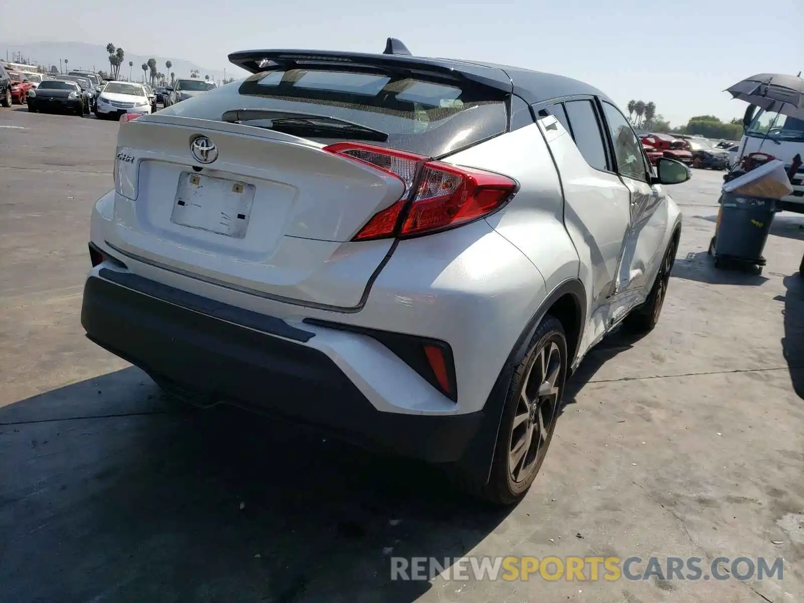 4 Photograph of a damaged car JTNKHMBX1K1049994 TOYOTA C-HR 2019