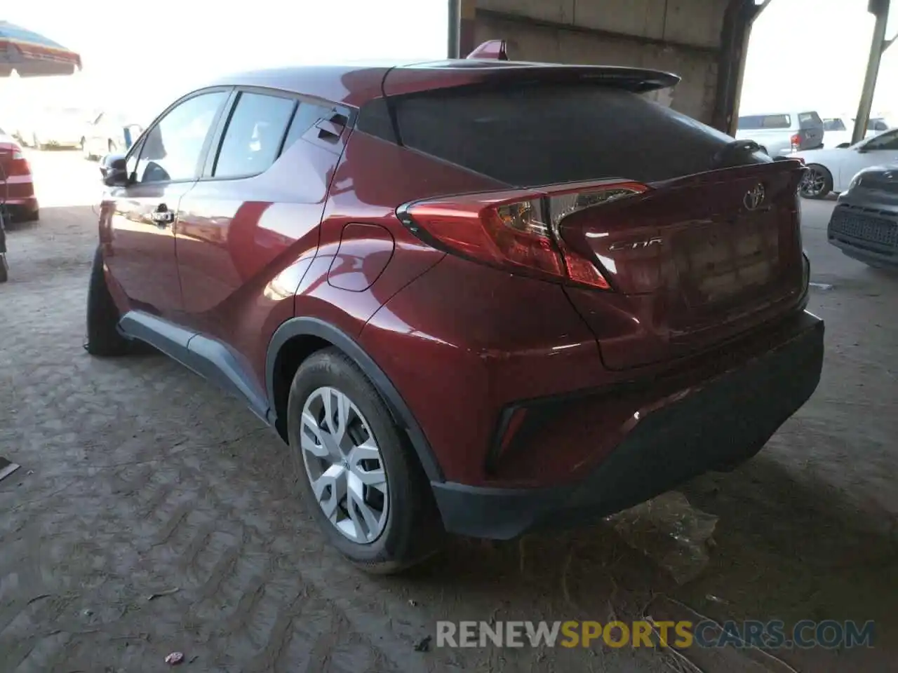 3 Photograph of a damaged car JTNKHMBX1K1051308 TOYOTA C-HR 2019