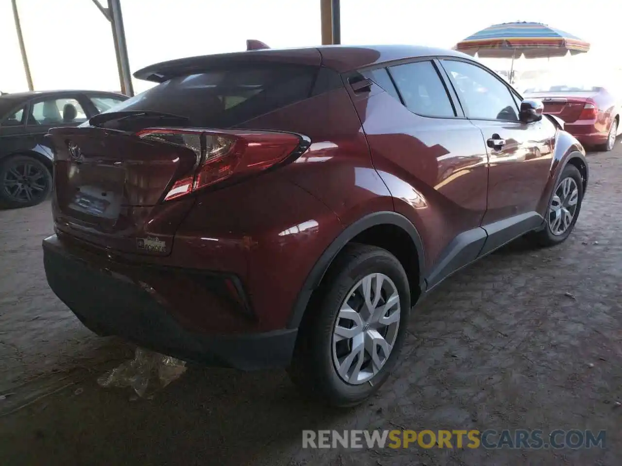 4 Photograph of a damaged car JTNKHMBX1K1051308 TOYOTA C-HR 2019