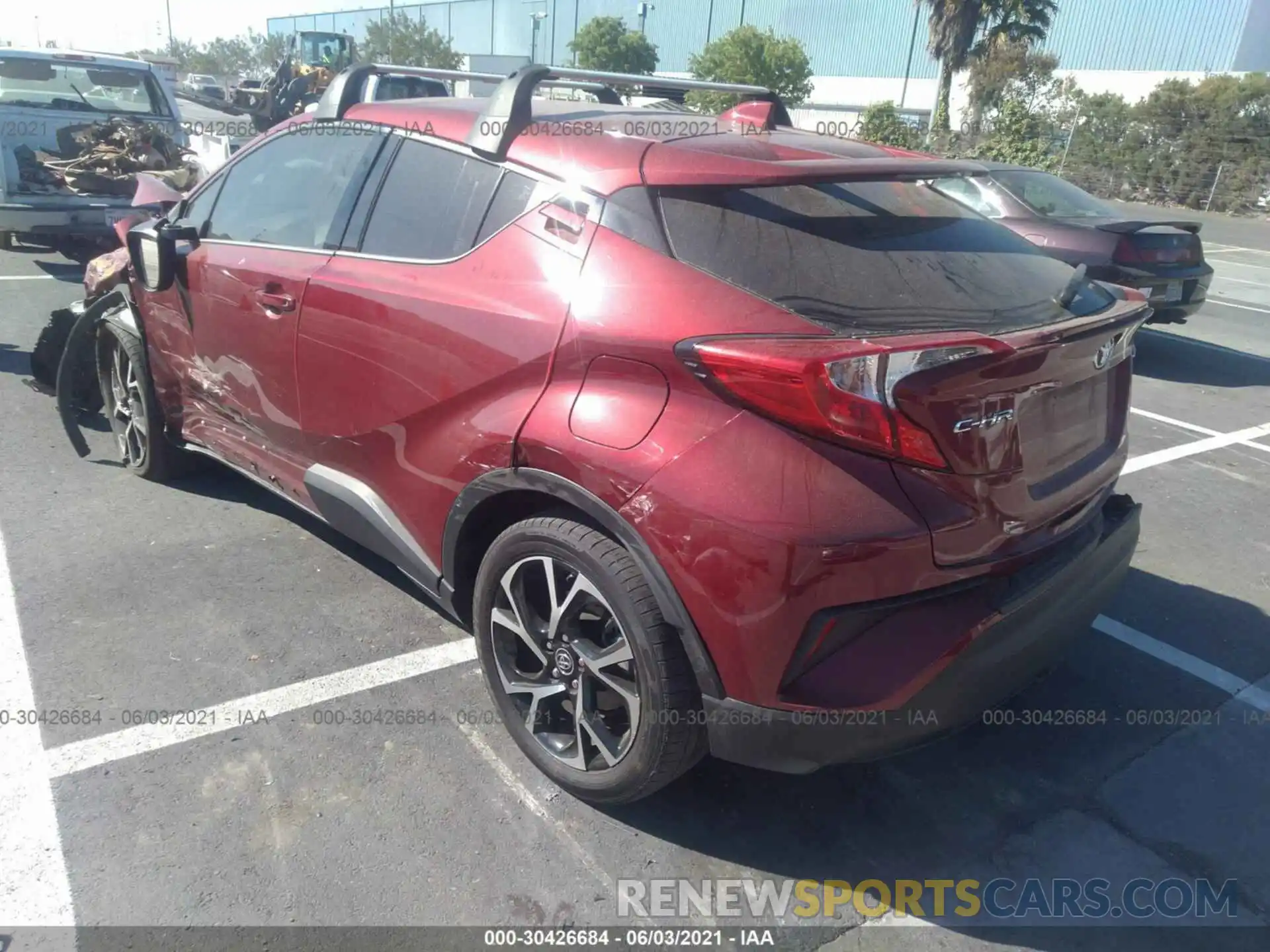 3 Photograph of a damaged car JTNKHMBX1K1051664 TOYOTA C-HR 2019