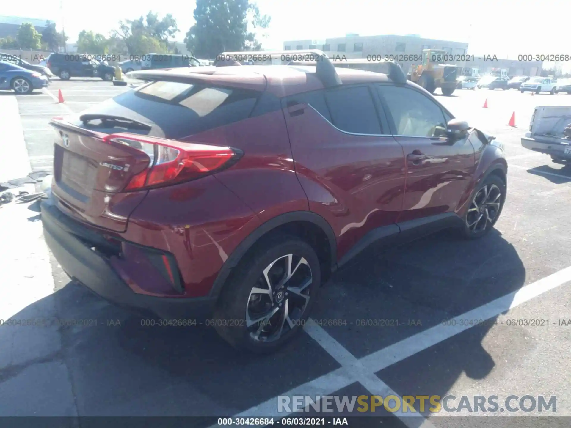 4 Photograph of a damaged car JTNKHMBX1K1051664 TOYOTA C-HR 2019