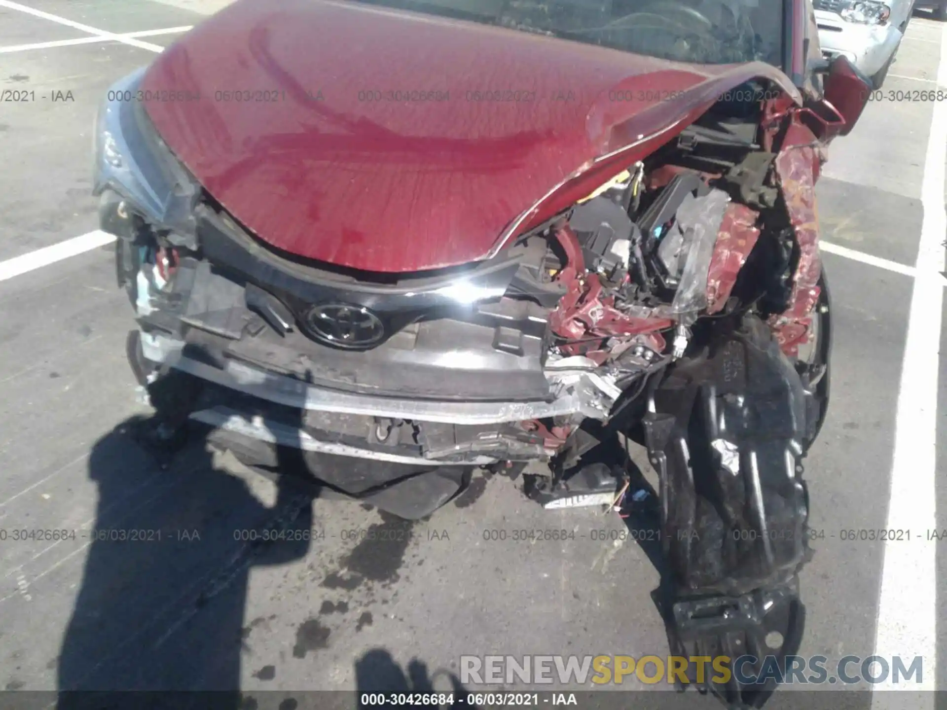 6 Photograph of a damaged car JTNKHMBX1K1051664 TOYOTA C-HR 2019