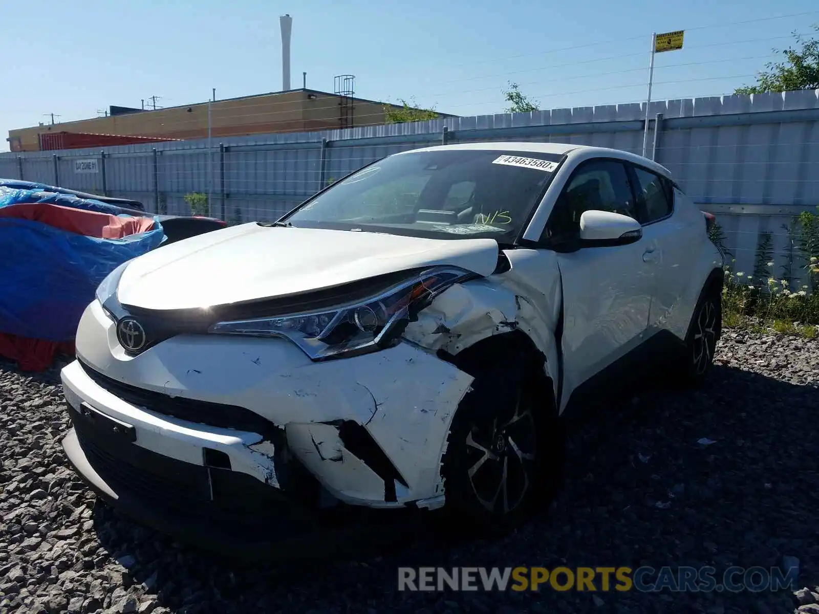 2 Photograph of a damaged car JTNKHMBX1K1052894 TOYOTA C-HR 2019