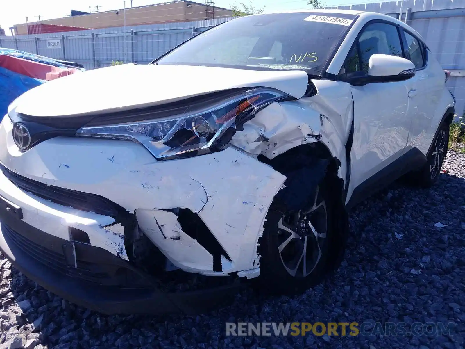 9 Photograph of a damaged car JTNKHMBX1K1052894 TOYOTA C-HR 2019