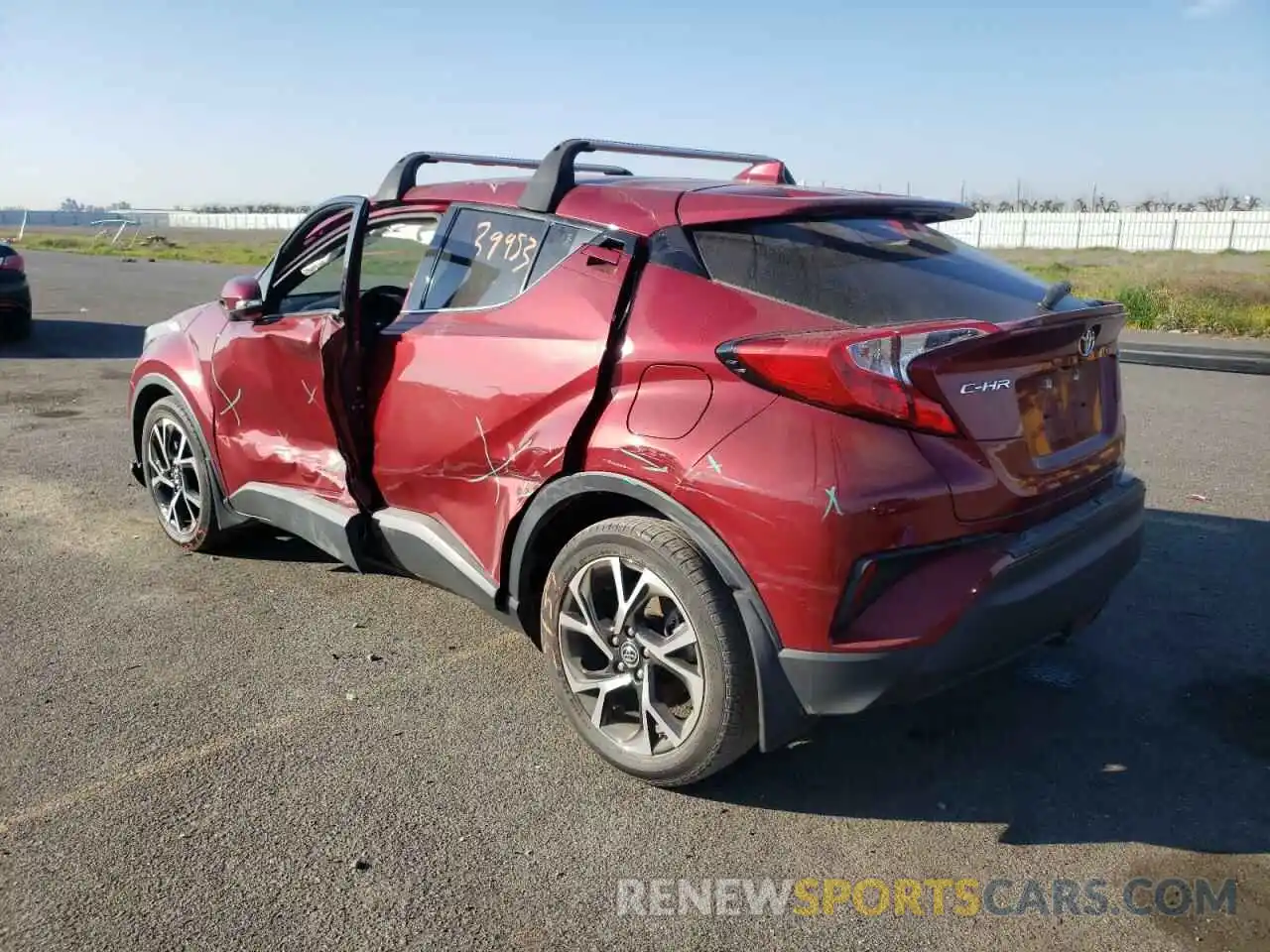 3 Photograph of a damaged car JTNKHMBX1K1053298 TOYOTA C-HR 2019