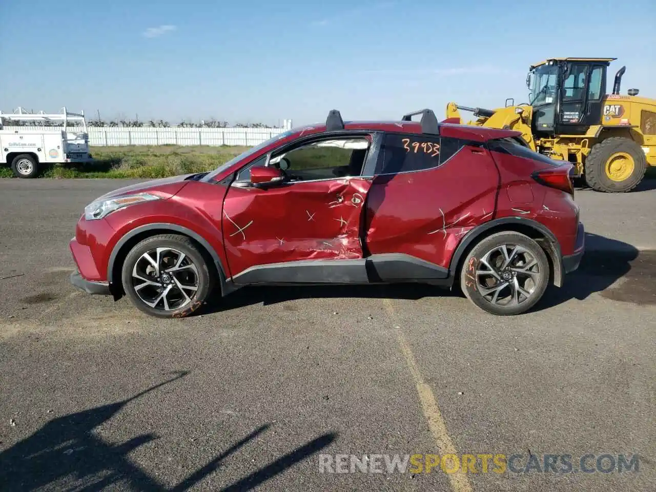 9 Фотография поврежденного автомобиля JTNKHMBX1K1053298 TOYOTA C-HR 2019