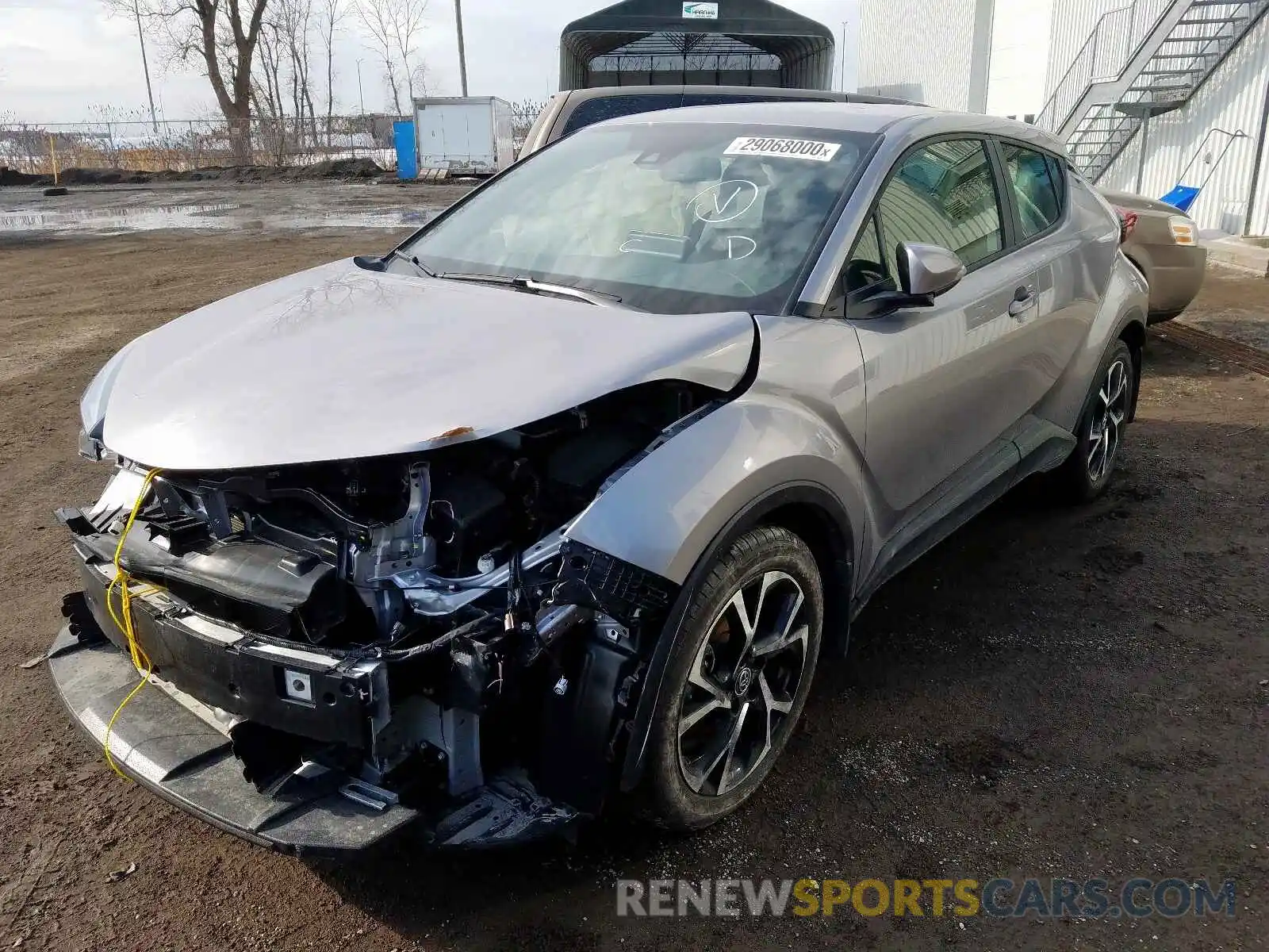 2 Photograph of a damaged car JTNKHMBX1K1054631 TOYOTA C-HR 2019