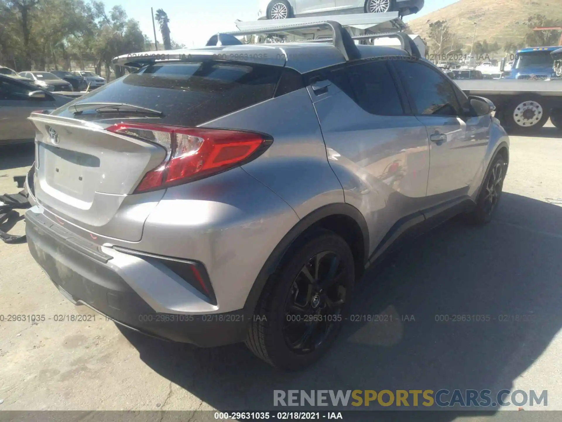 4 Photograph of a damaged car JTNKHMBX1K1055536 TOYOTA C-HR 2019