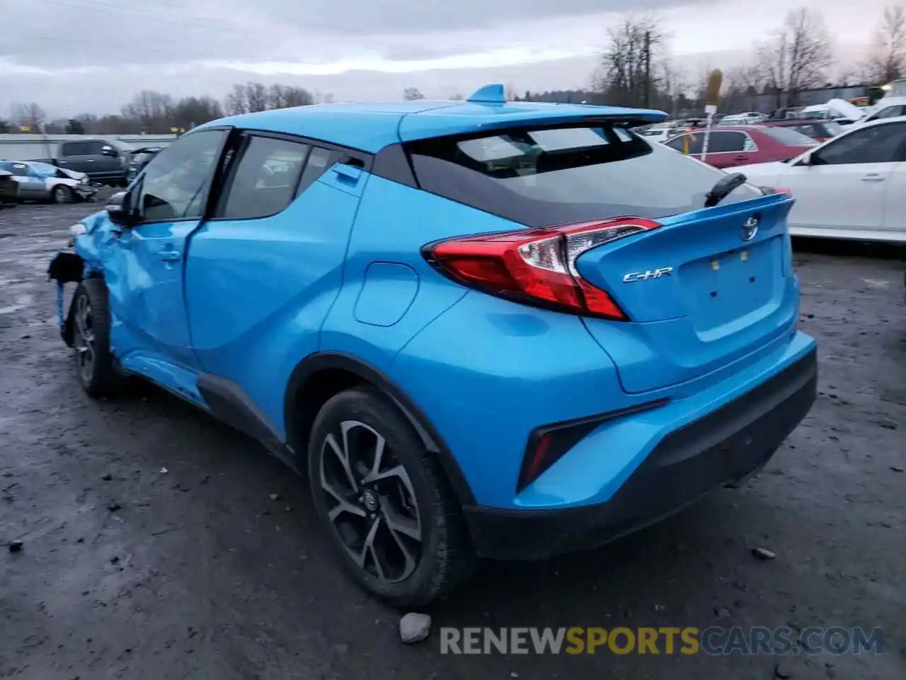 3 Photograph of a damaged car JTNKHMBX1K1056900 TOYOTA C-HR 2019