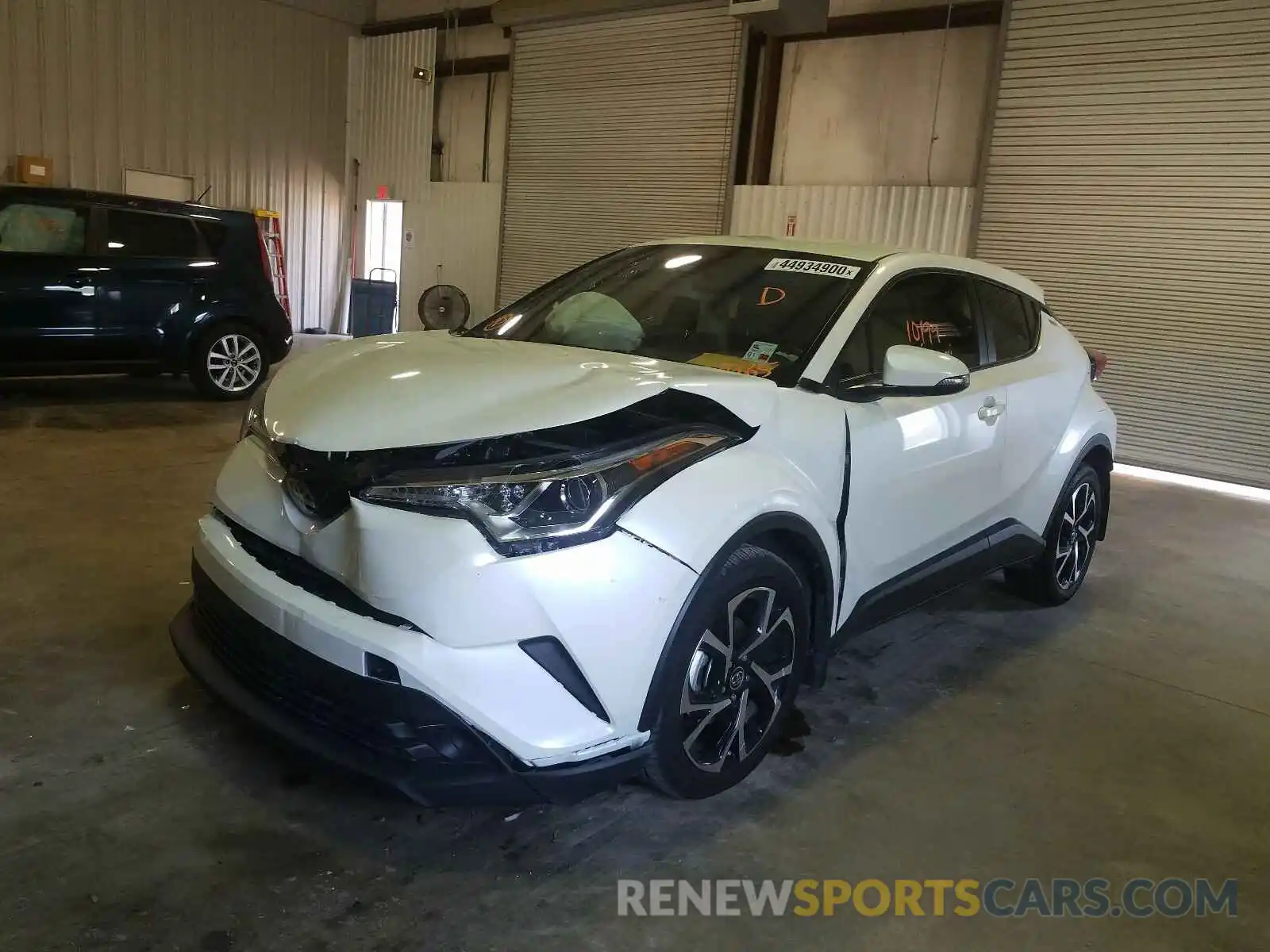 2 Photograph of a damaged car JTNKHMBX1K1058985 TOYOTA C-HR 2019