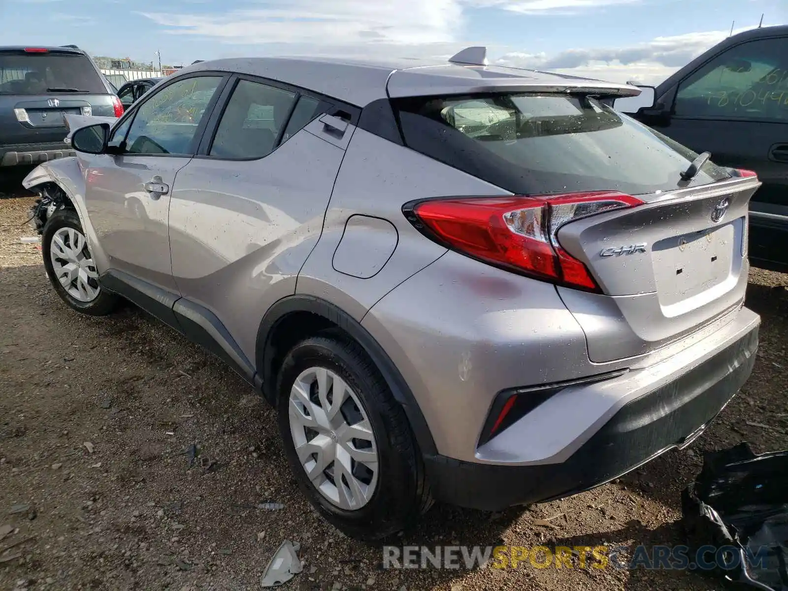 3 Photograph of a damaged car JTNKHMBX1K1061367 TOYOTA C-HR 2019