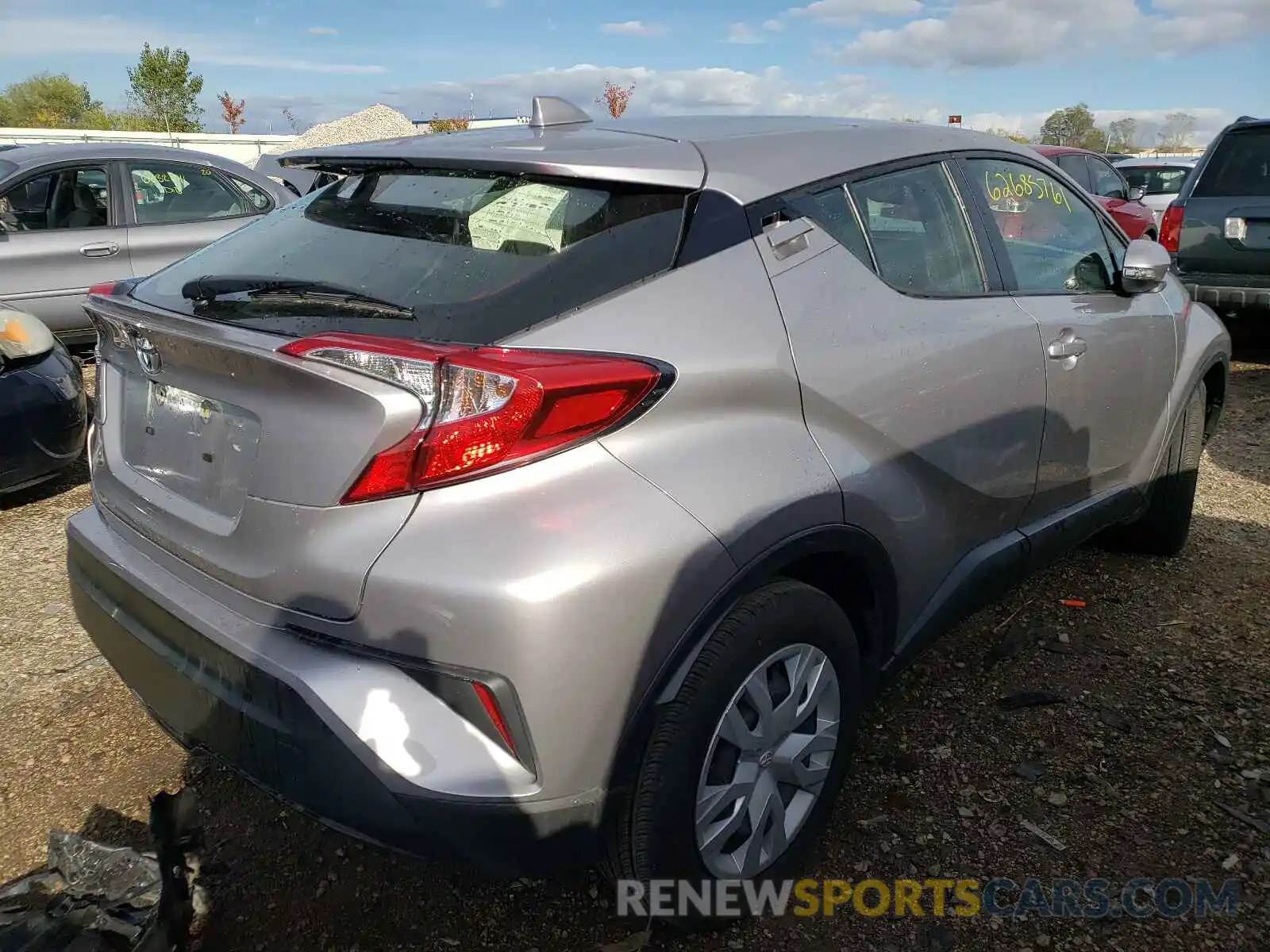 4 Photograph of a damaged car JTNKHMBX1K1061367 TOYOTA C-HR 2019