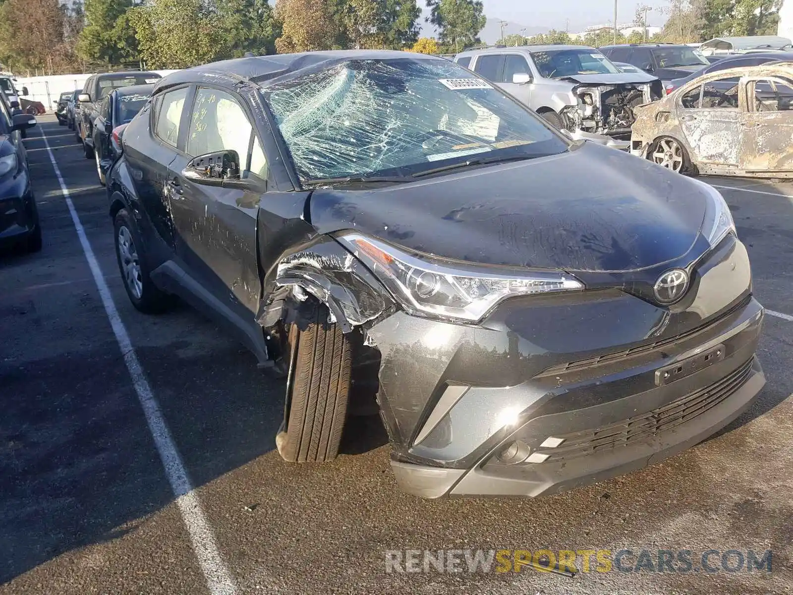 1 Photograph of a damaged car JTNKHMBX1K1061501 TOYOTA C-HR 2019