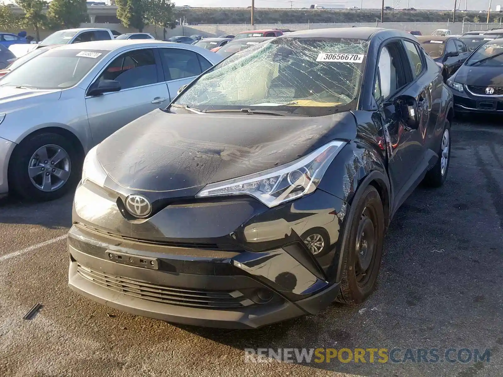 2 Photograph of a damaged car JTNKHMBX1K1061501 TOYOTA C-HR 2019