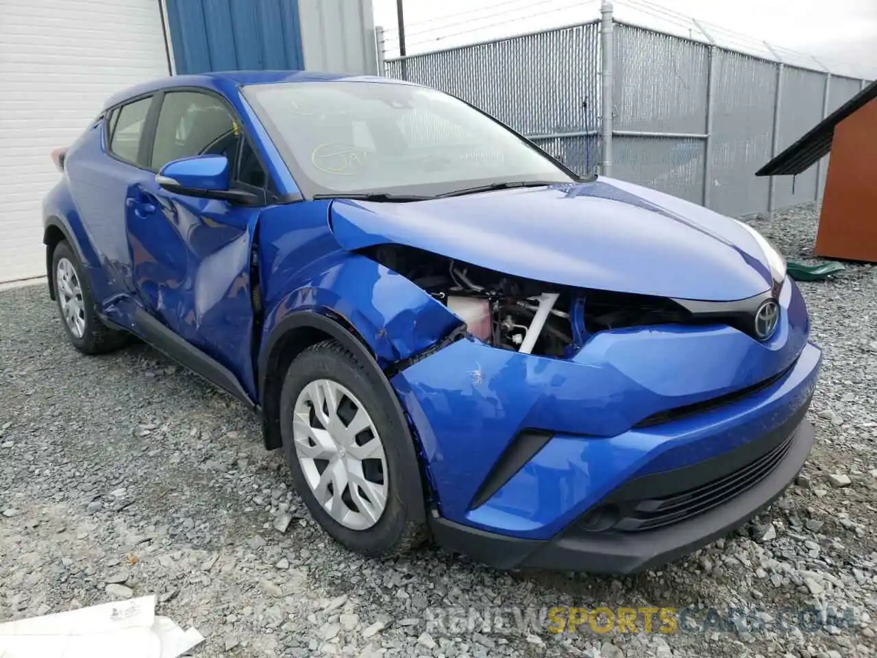 1 Photograph of a damaged car JTNKHMBX1K1061529 TOYOTA C-HR 2019