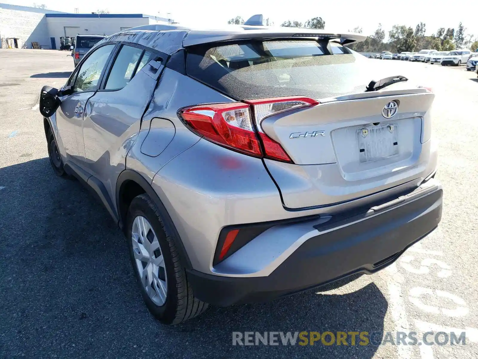 3 Photograph of a damaged car JTNKHMBX1K1061837 TOYOTA C-HR 2019