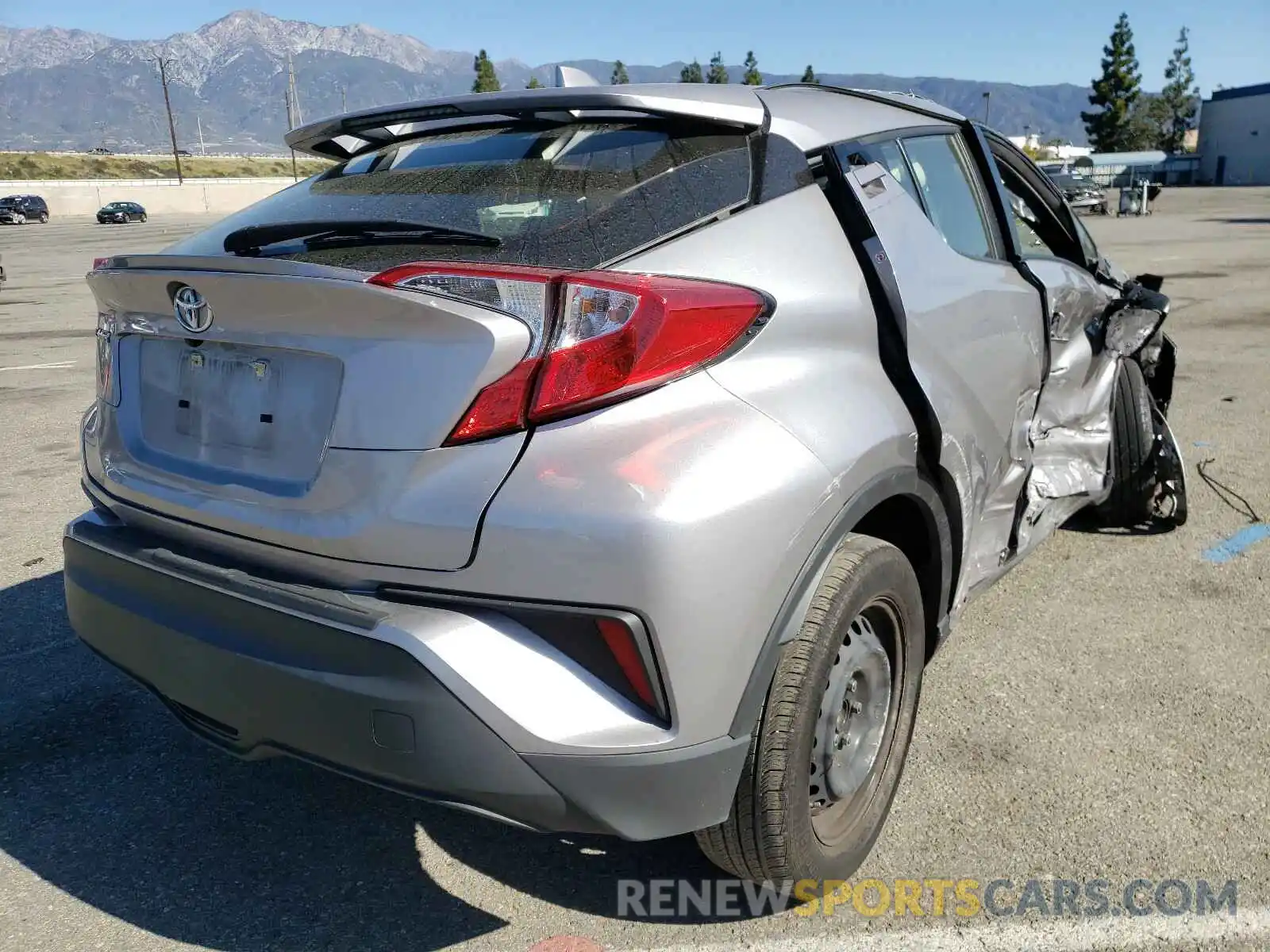 4 Photograph of a damaged car JTNKHMBX1K1061837 TOYOTA C-HR 2019