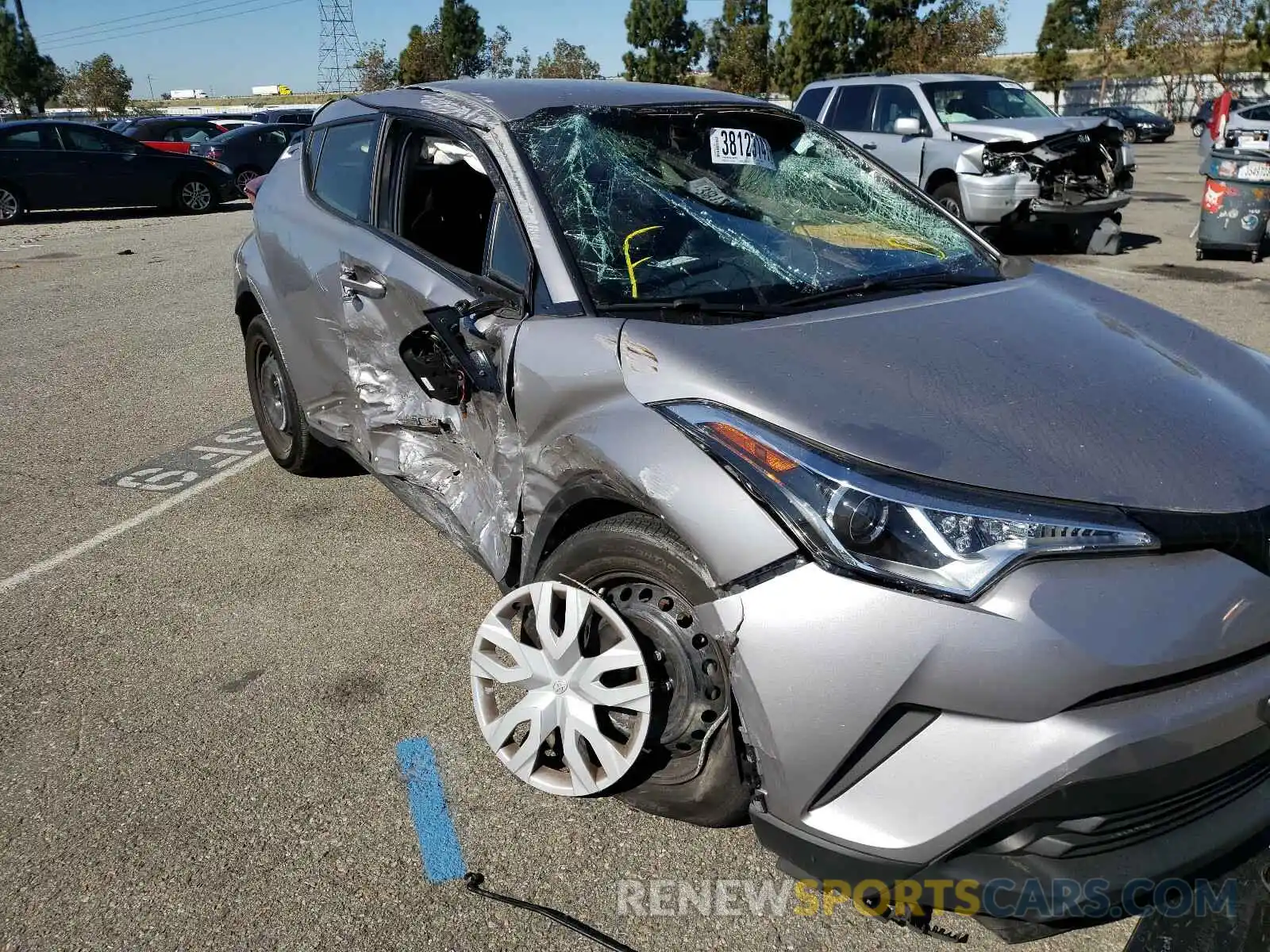 9 Photograph of a damaged car JTNKHMBX1K1061837 TOYOTA C-HR 2019