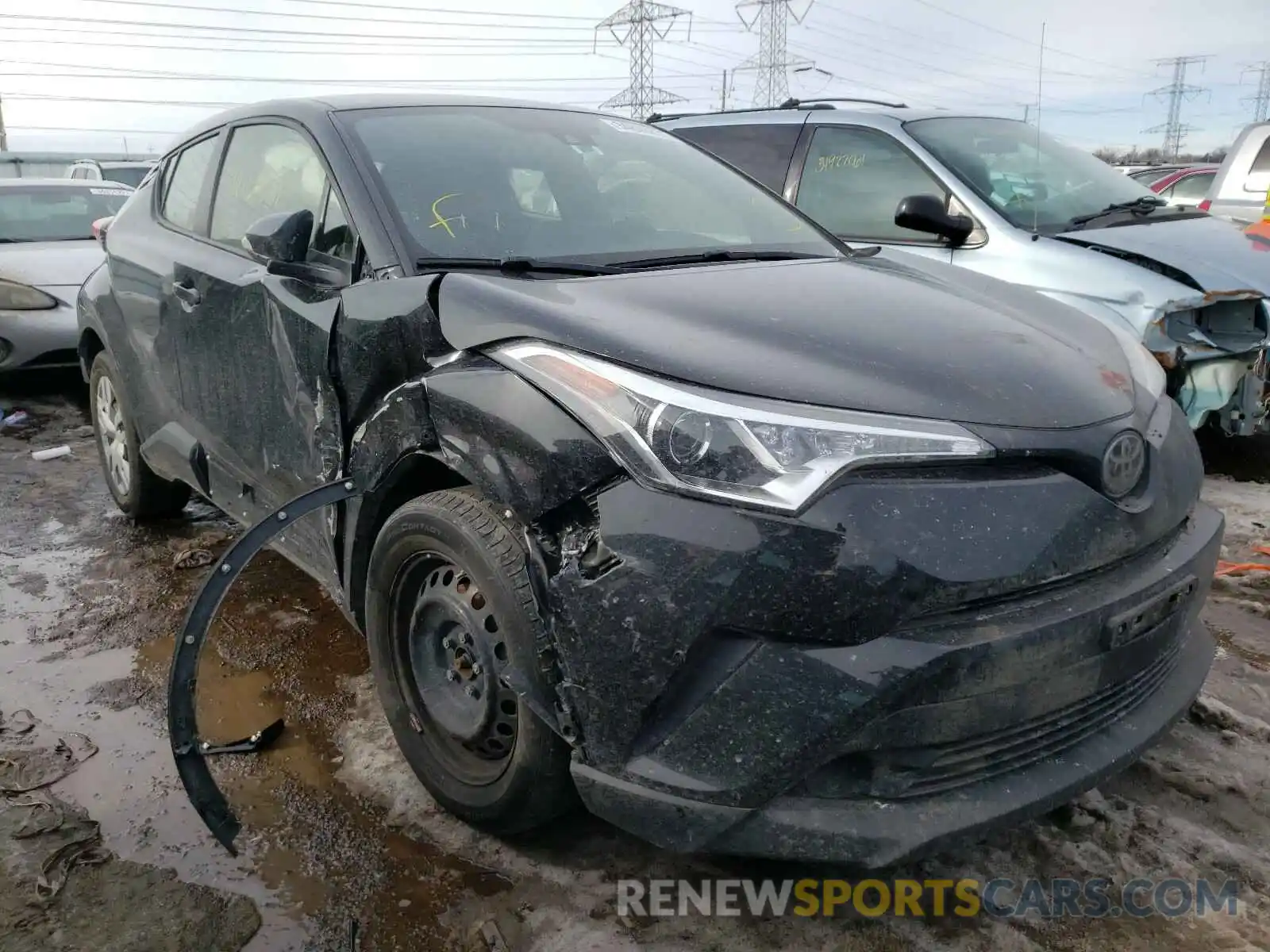 1 Photograph of a damaged car JTNKHMBX2K1012789 TOYOTA C-HR 2019