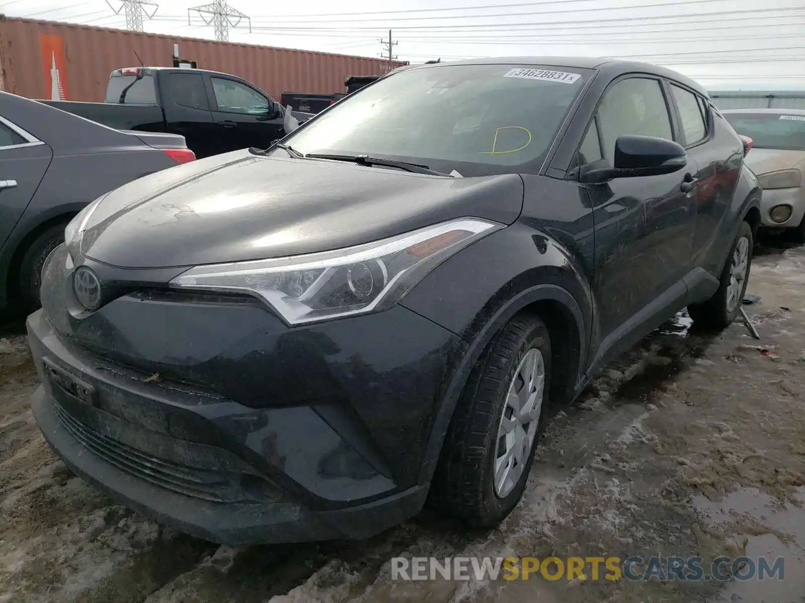 2 Photograph of a damaged car JTNKHMBX2K1012789 TOYOTA C-HR 2019