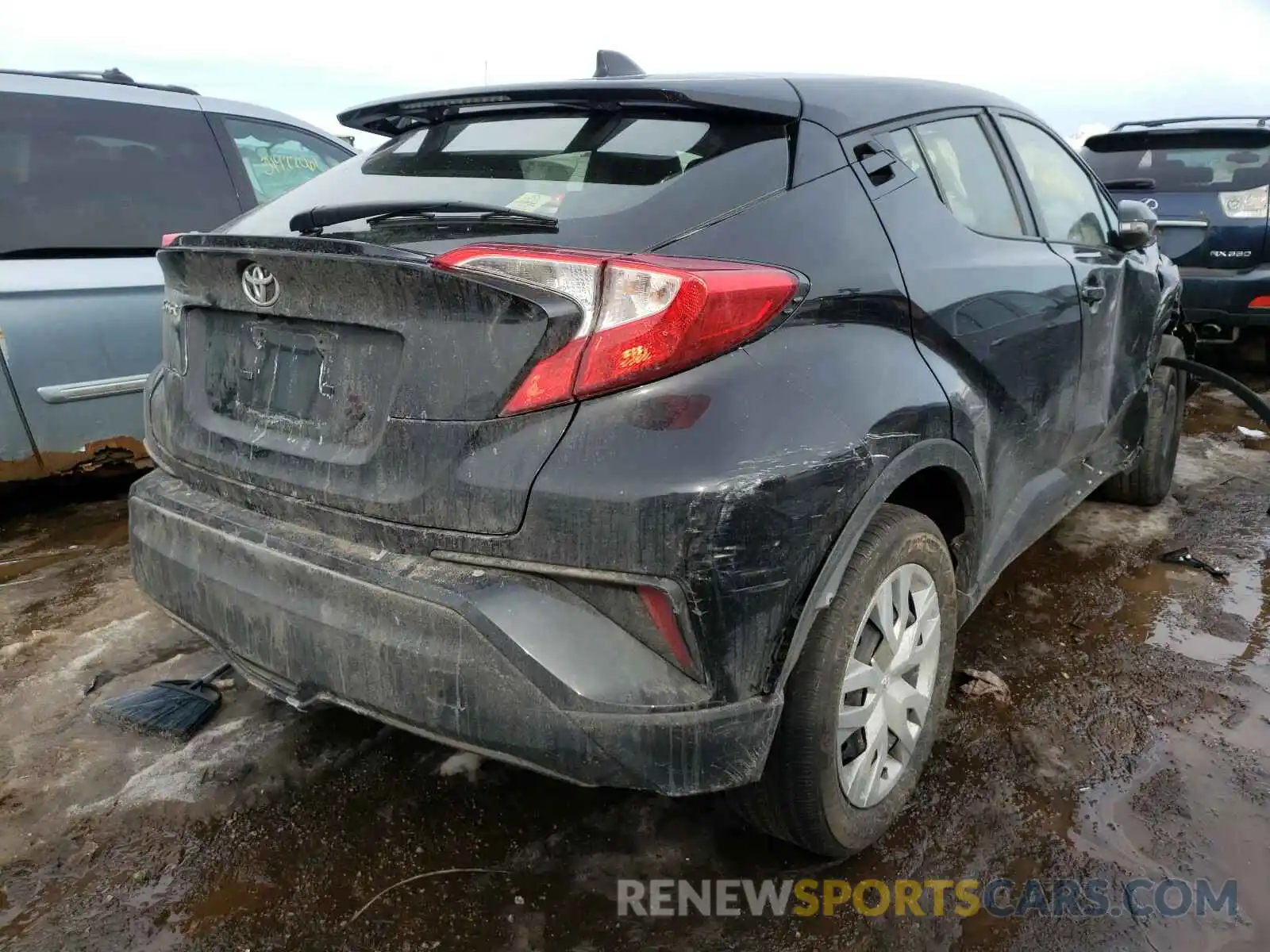 4 Photograph of a damaged car JTNKHMBX2K1012789 TOYOTA C-HR 2019