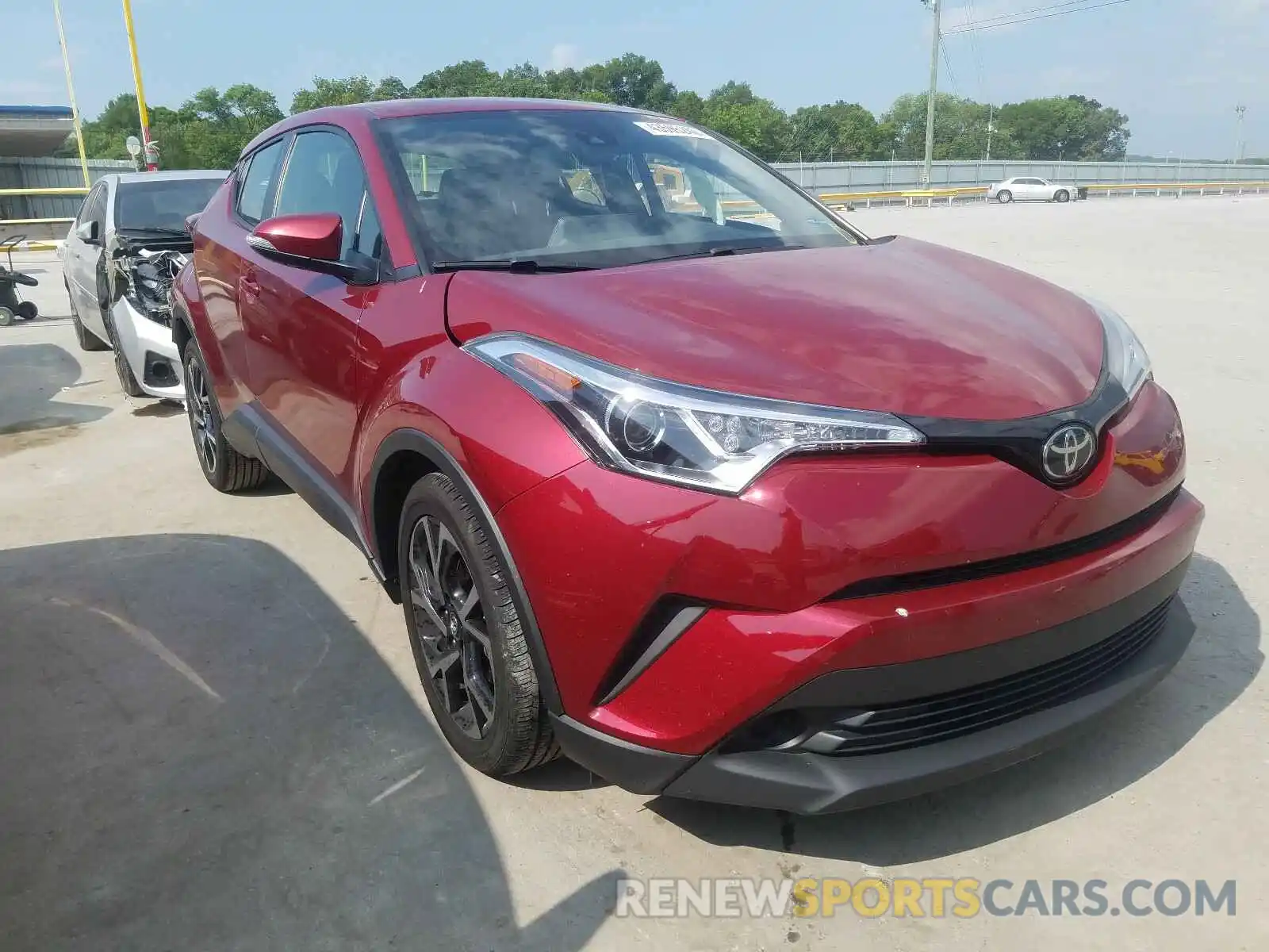 1 Photograph of a damaged car JTNKHMBX2K1012839 TOYOTA C-HR 2019