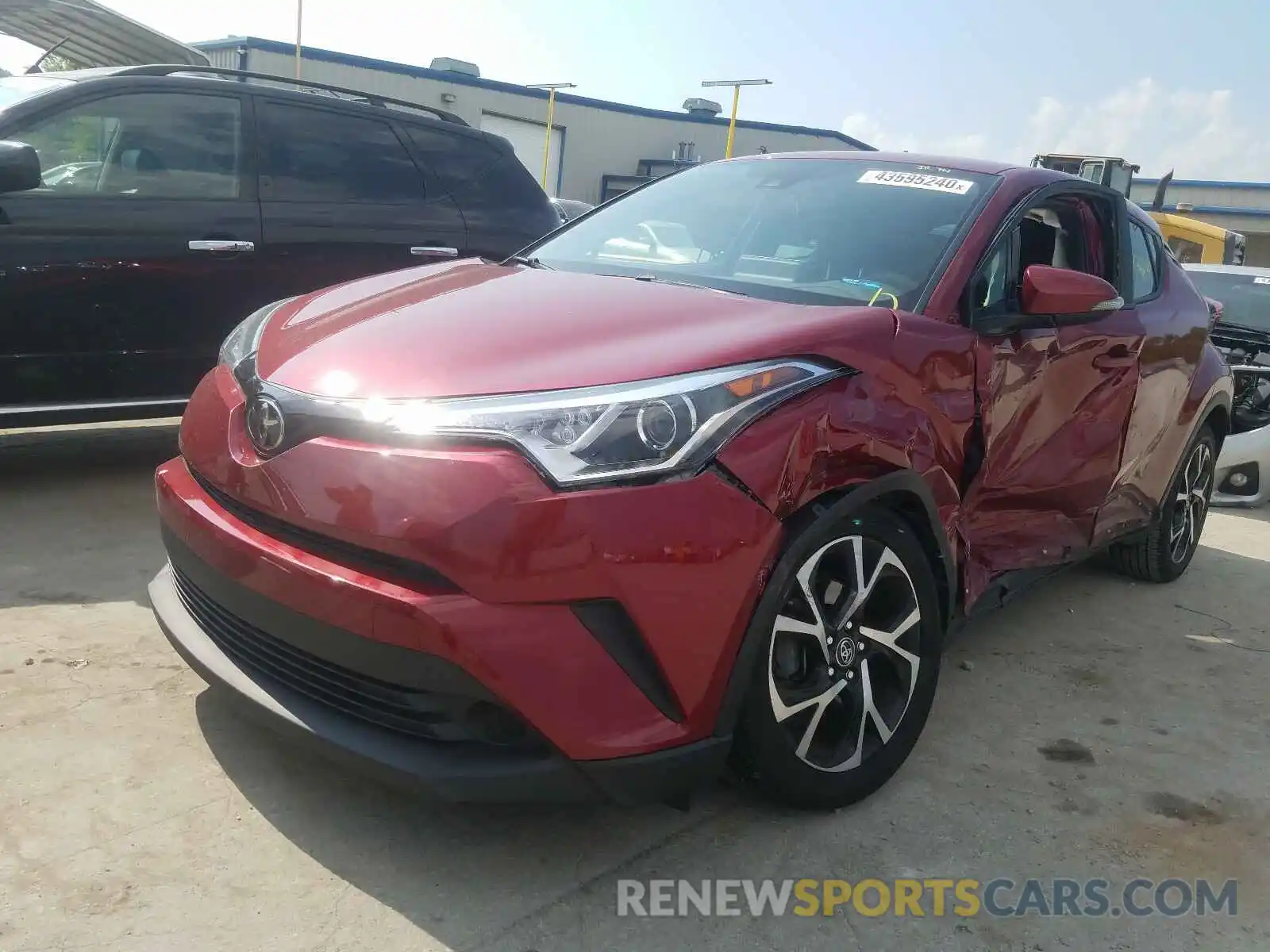 2 Photograph of a damaged car JTNKHMBX2K1012839 TOYOTA C-HR 2019