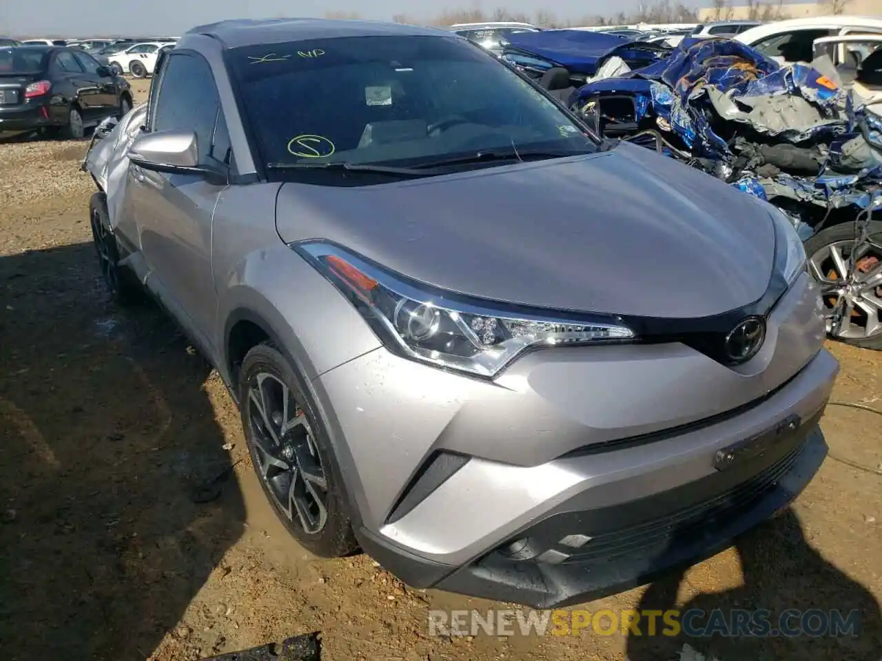 1 Photograph of a damaged car JTNKHMBX2K1013831 TOYOTA C-HR 2019