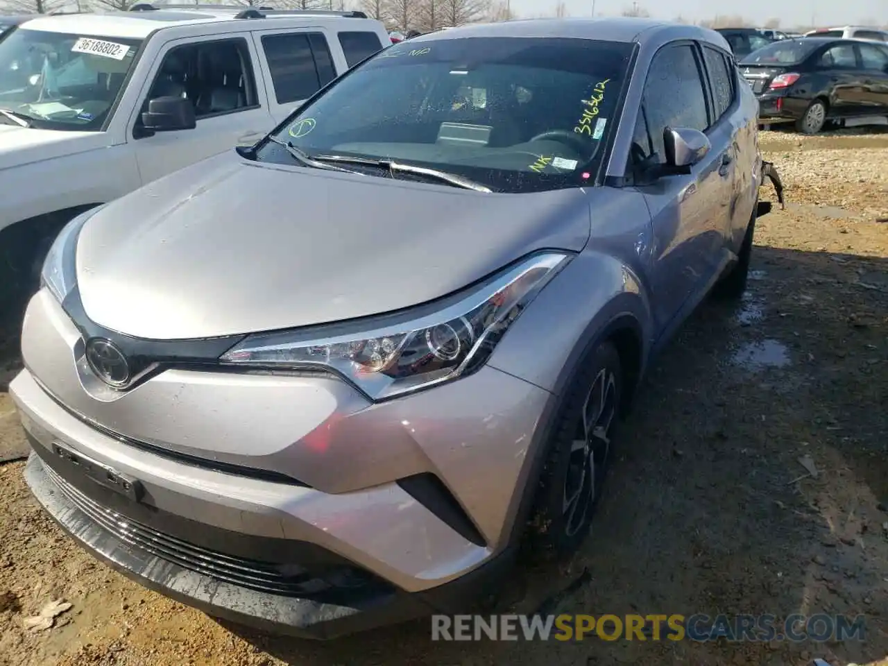 2 Photograph of a damaged car JTNKHMBX2K1013831 TOYOTA C-HR 2019