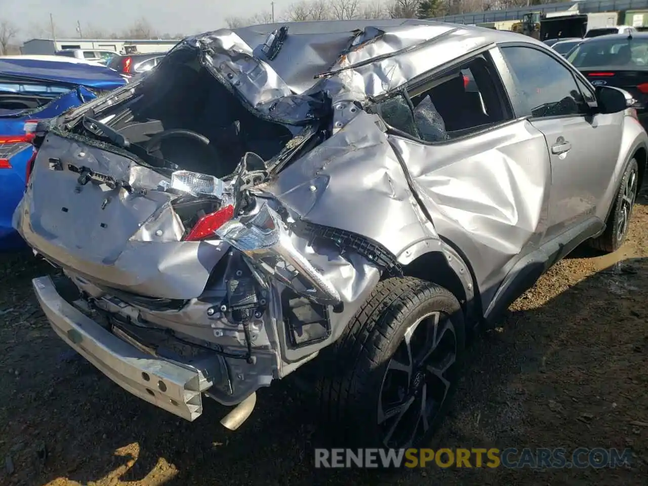 4 Photograph of a damaged car JTNKHMBX2K1013831 TOYOTA C-HR 2019