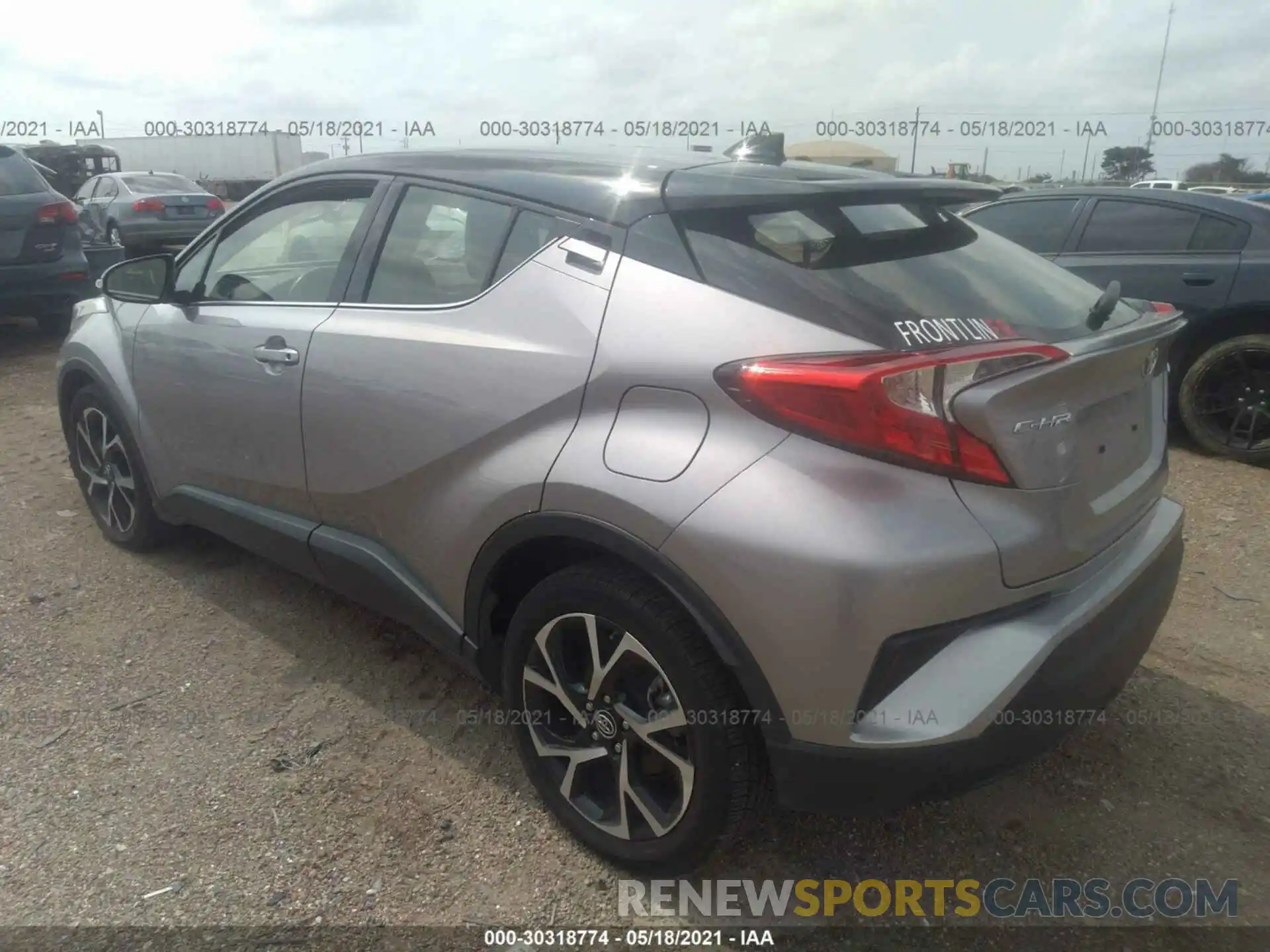 3 Photograph of a damaged car JTNKHMBX2K1014705 TOYOTA C-HR 2019