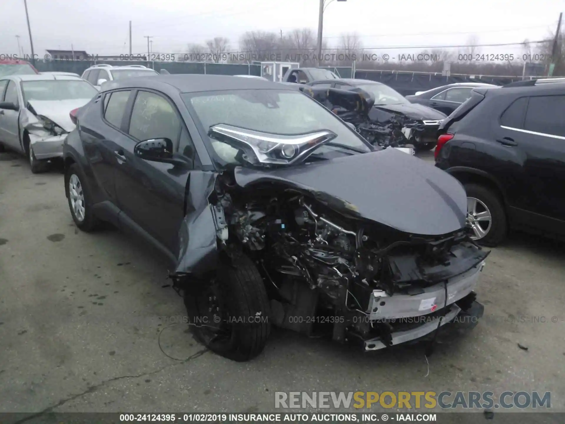 1 Photograph of a damaged car JTNKHMBX2K1014929 TOYOTA C-HR 2019