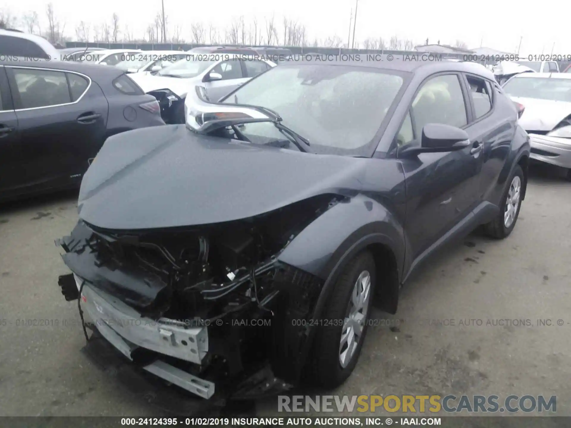 2 Photograph of a damaged car JTNKHMBX2K1014929 TOYOTA C-HR 2019